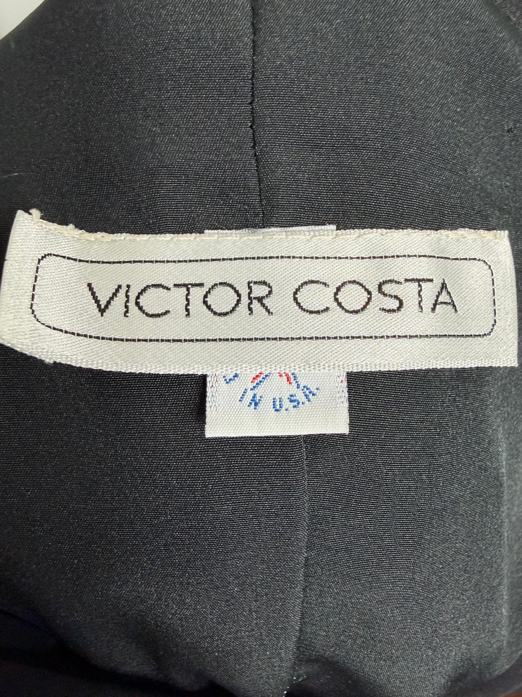 80's VICTOR COSTA Ruched Dress