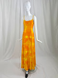 F/W '94 TODD OLDHAM Tie Dye Velvet Dress