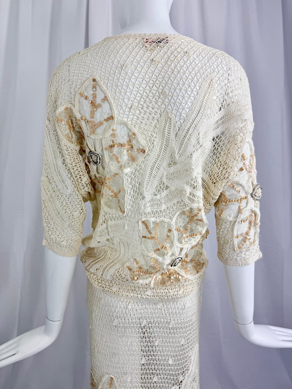 White Crochet Lace Dress