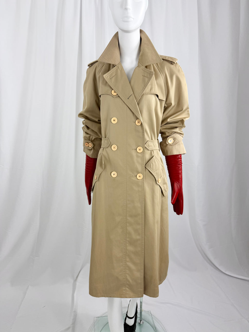80's YVES SAINT LAURENT Classic Trench