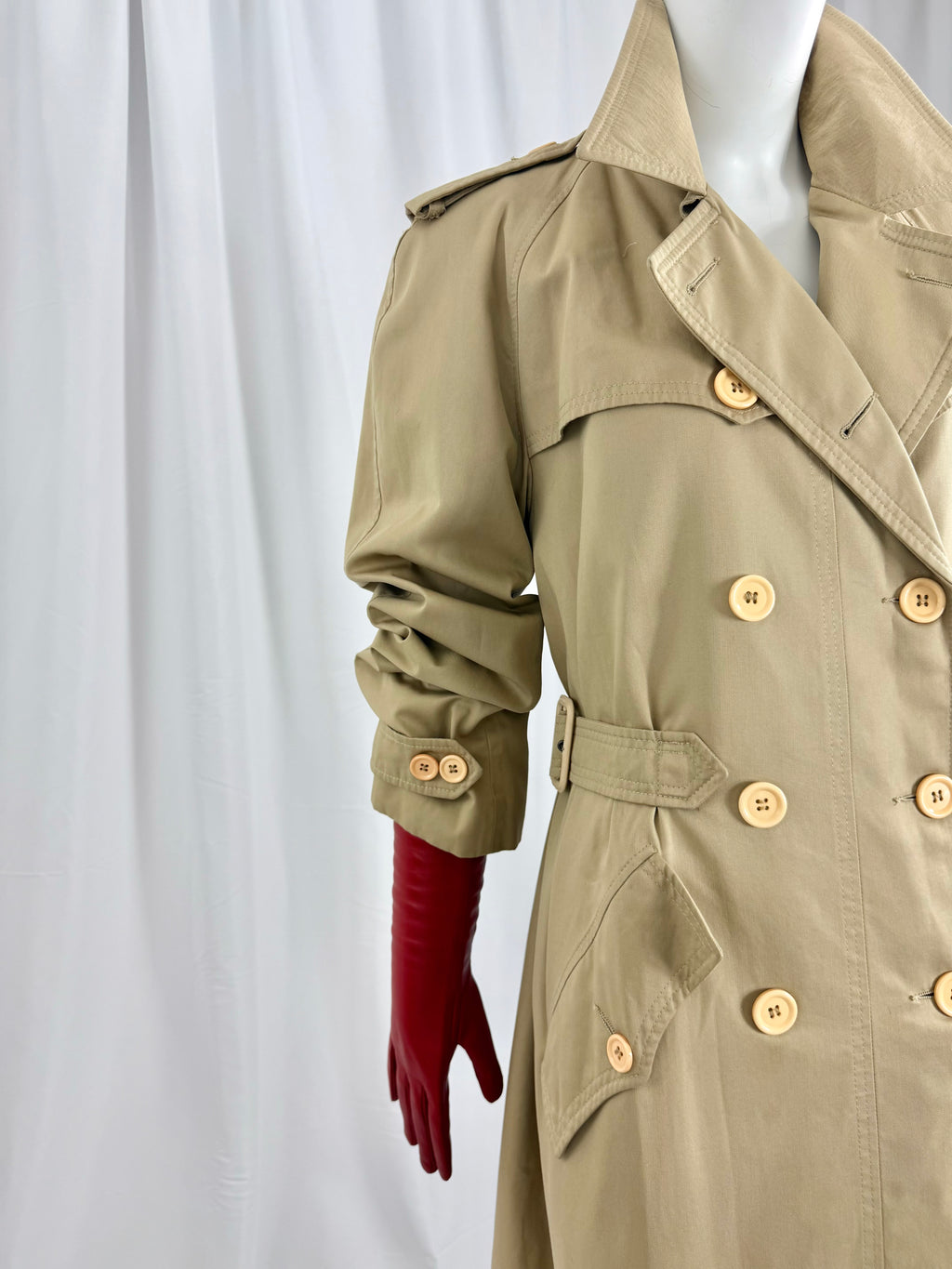 80's YVES SAINT LAURENT Classic Trench