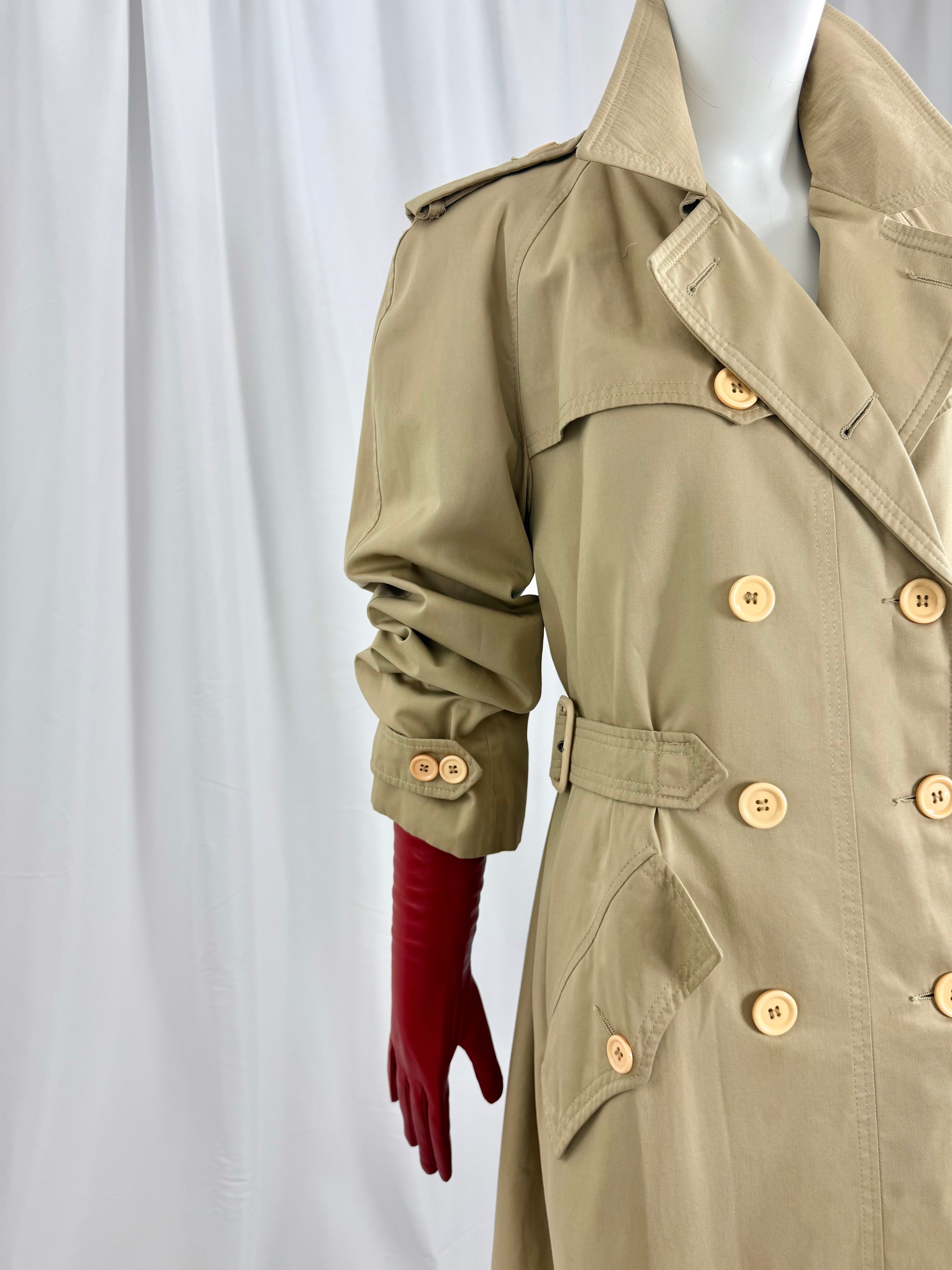 80's YVES SAINT LAURENT Classic Trench