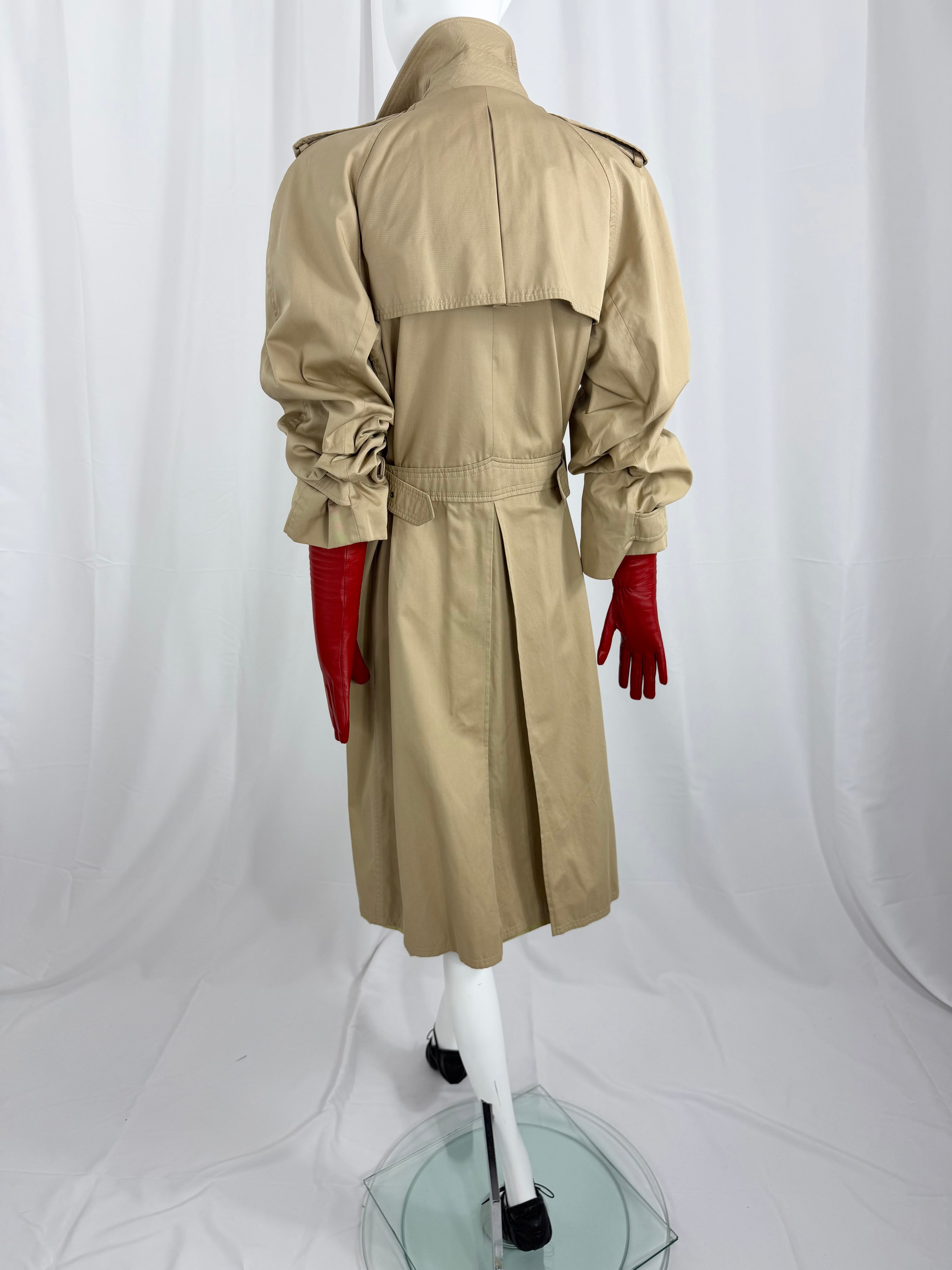 80's YVES SAINT LAURENT Classic Trench
