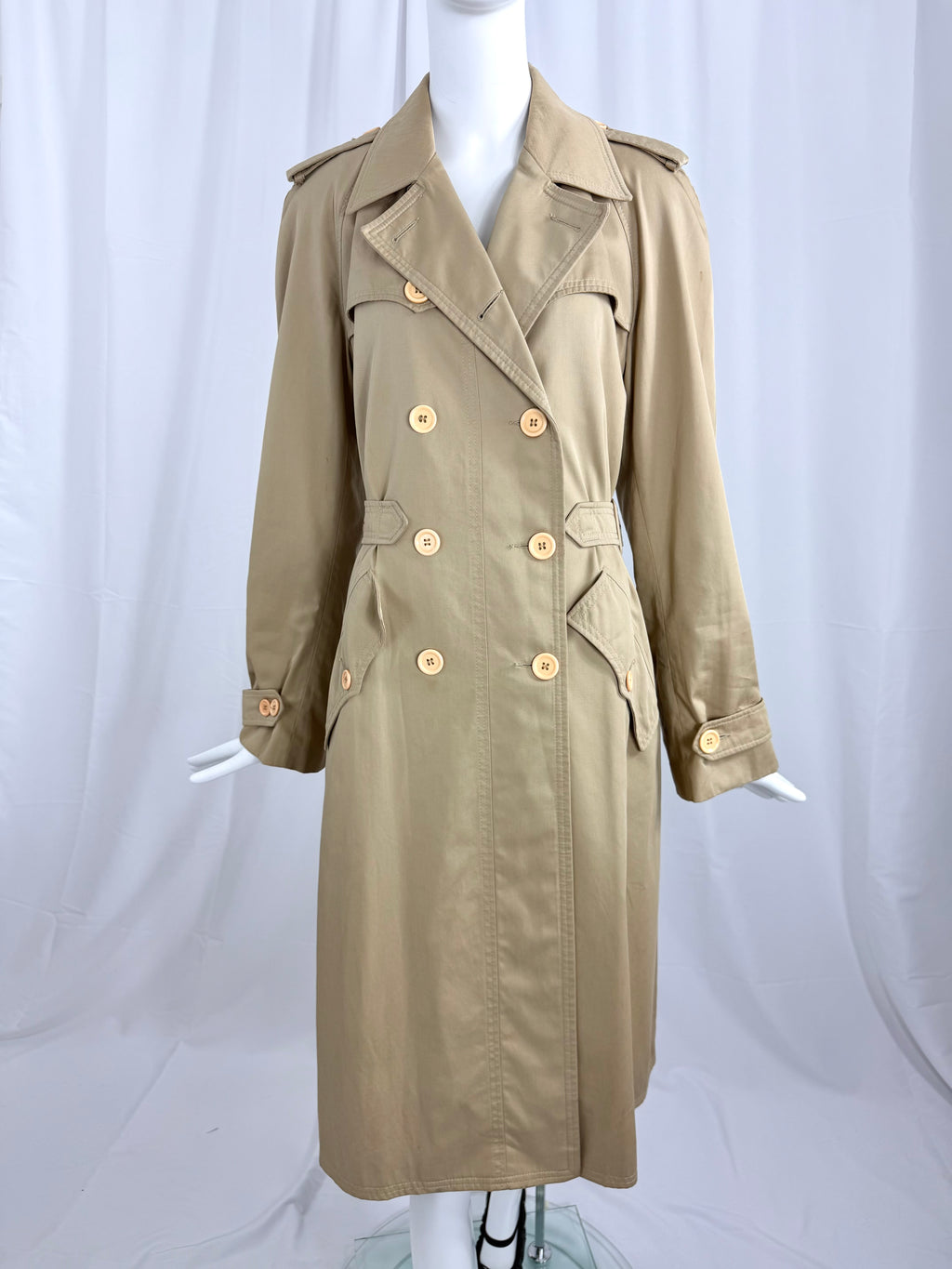 80's YVES SAINT LAURENT Classic Trench