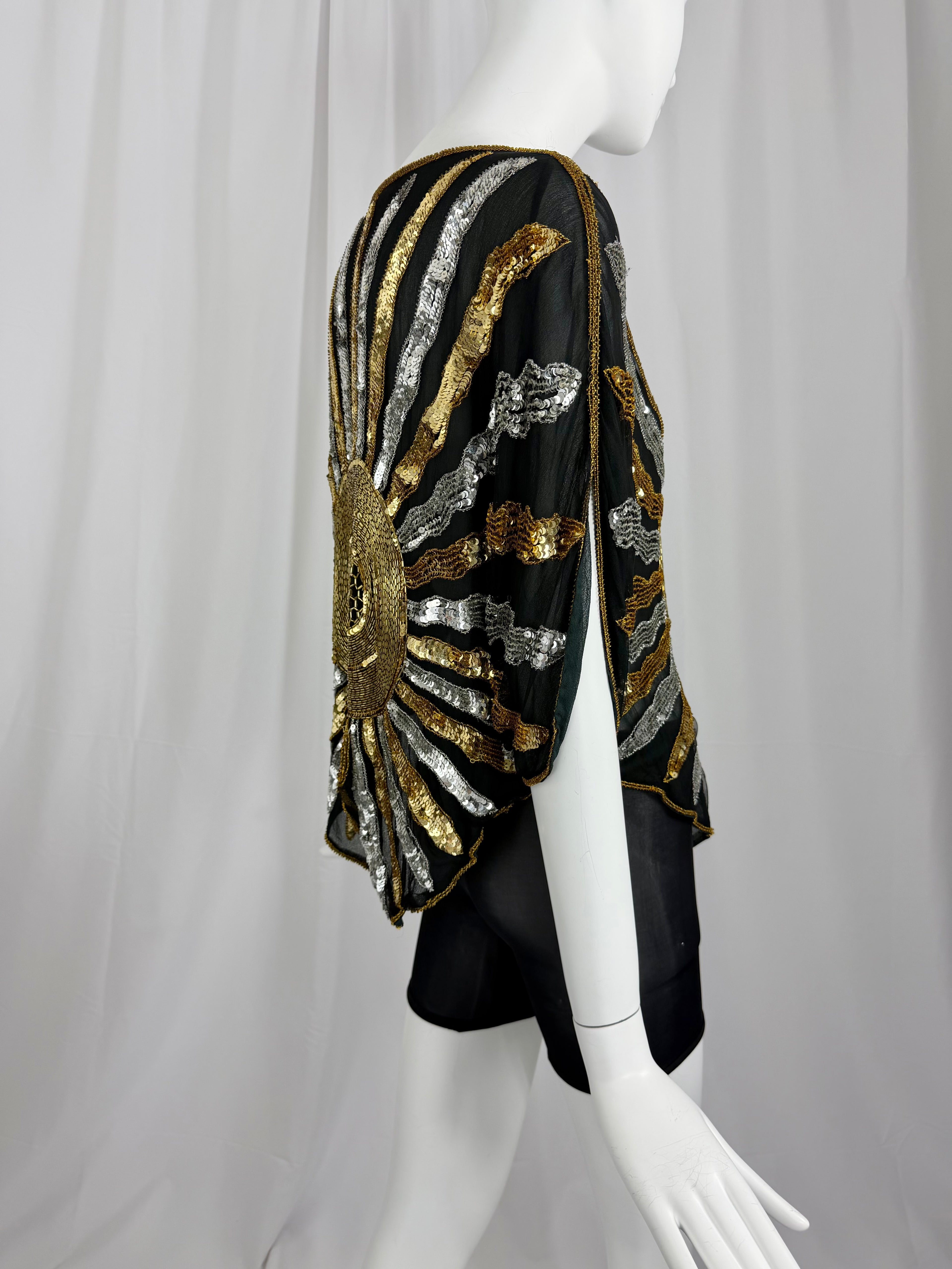 70's Sequin Sunburst Top