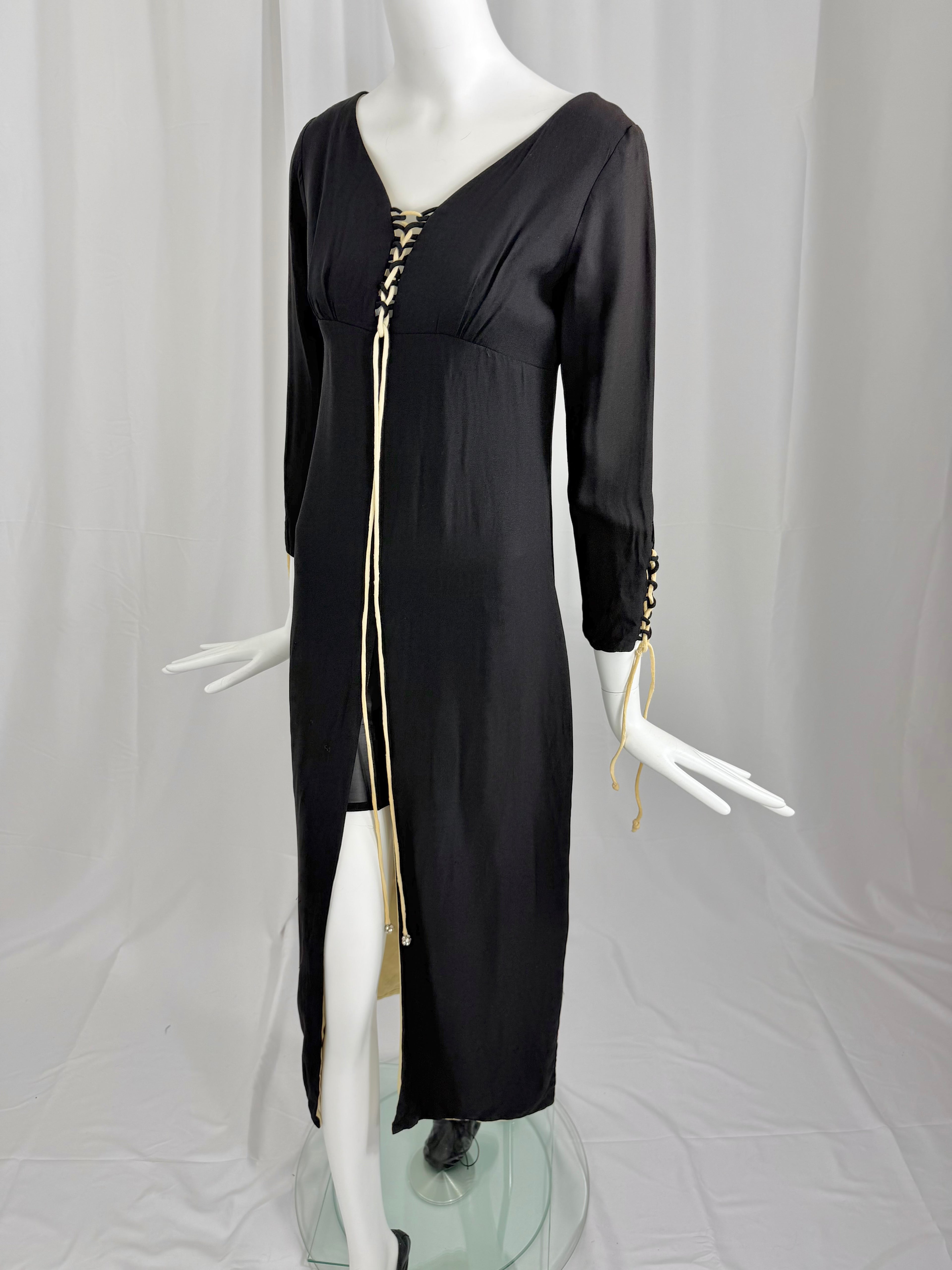 1960's Laced Split Hem Tunic