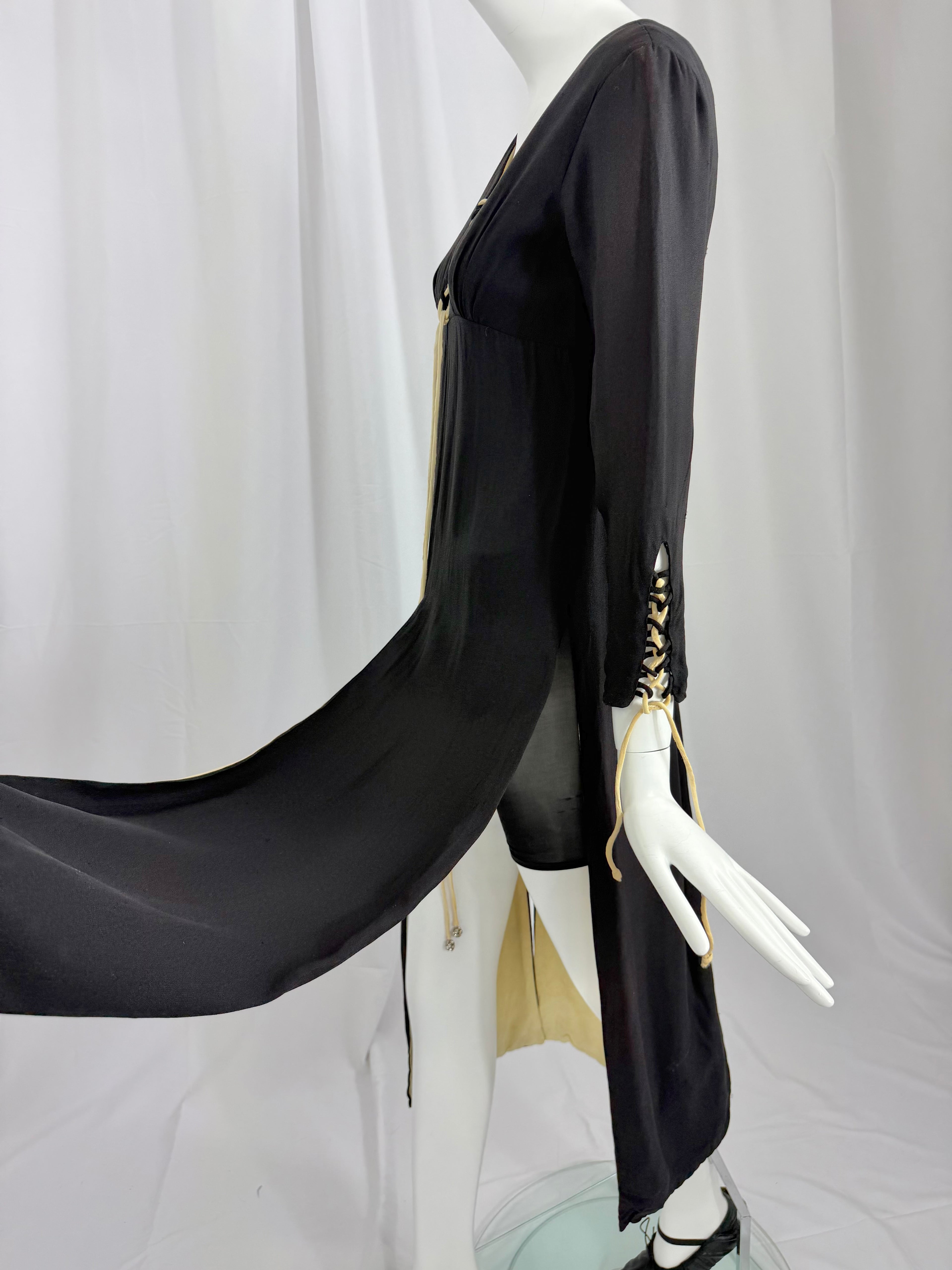 1960's Laced Split Hem Tunic