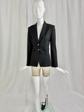 Black Corset Laced Blazer