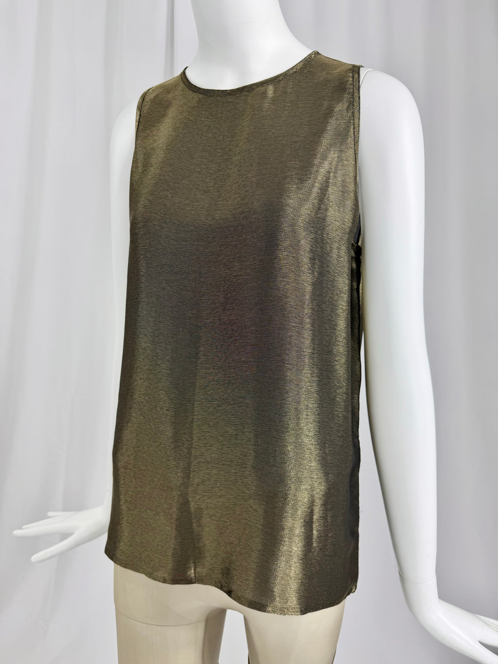 Early 90's MICHAEL KORS Metallic Bronze Top