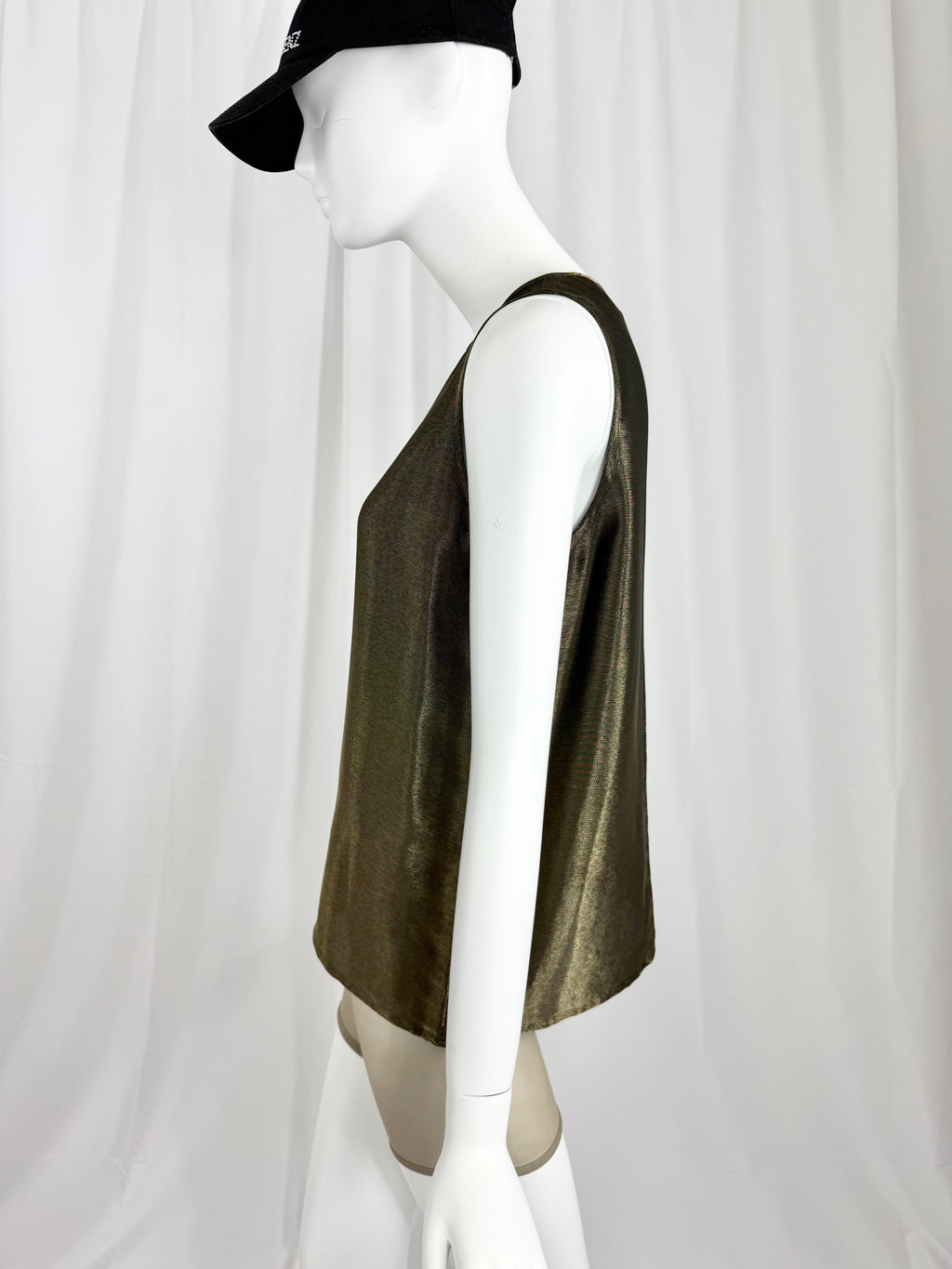 Early 90's MICHAEL KORS Metallic Bronze Top