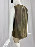 Early 90's MICHAEL KORS Metallic Bronze Top