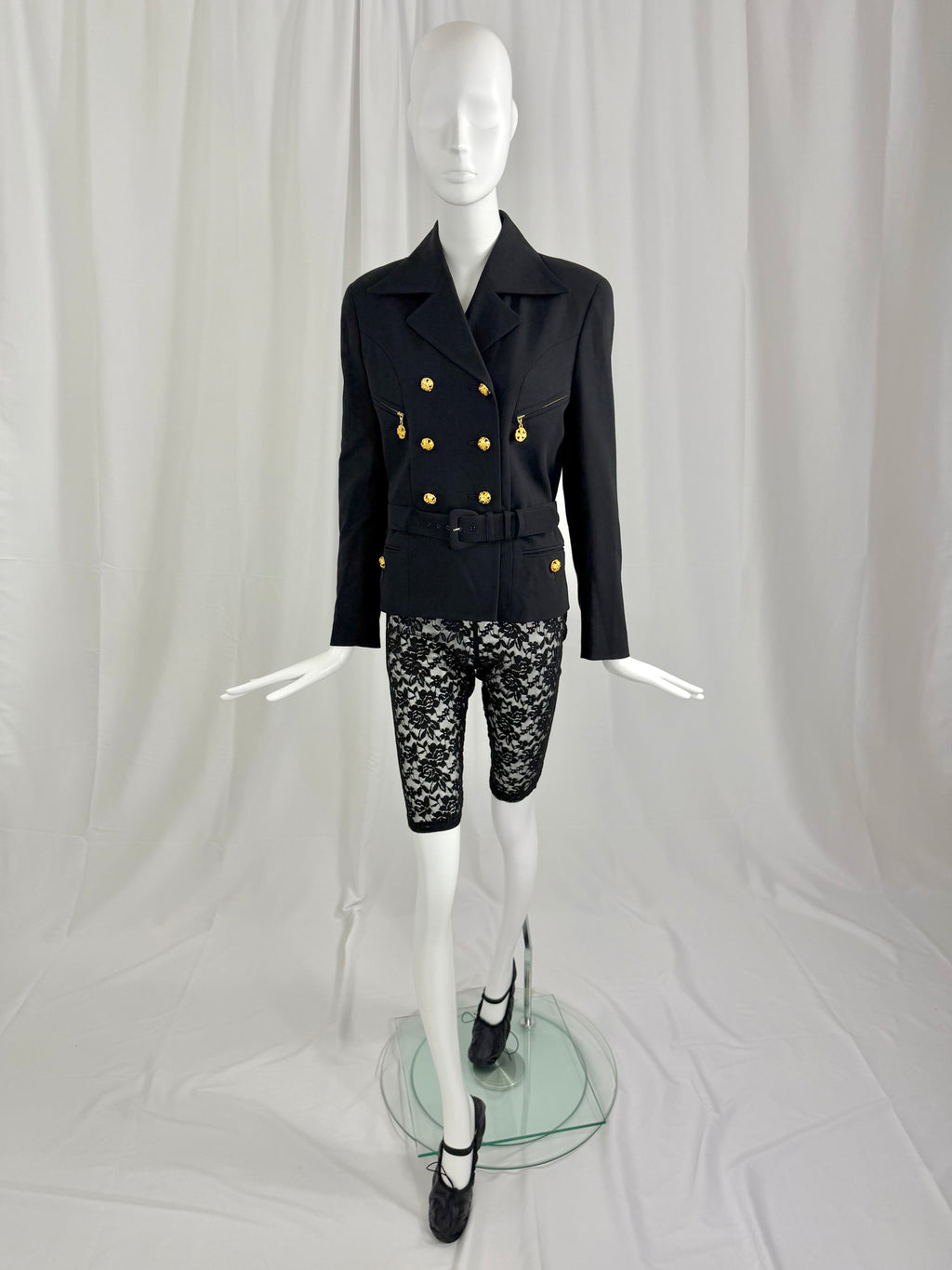 90's Wool Cropped Blazer