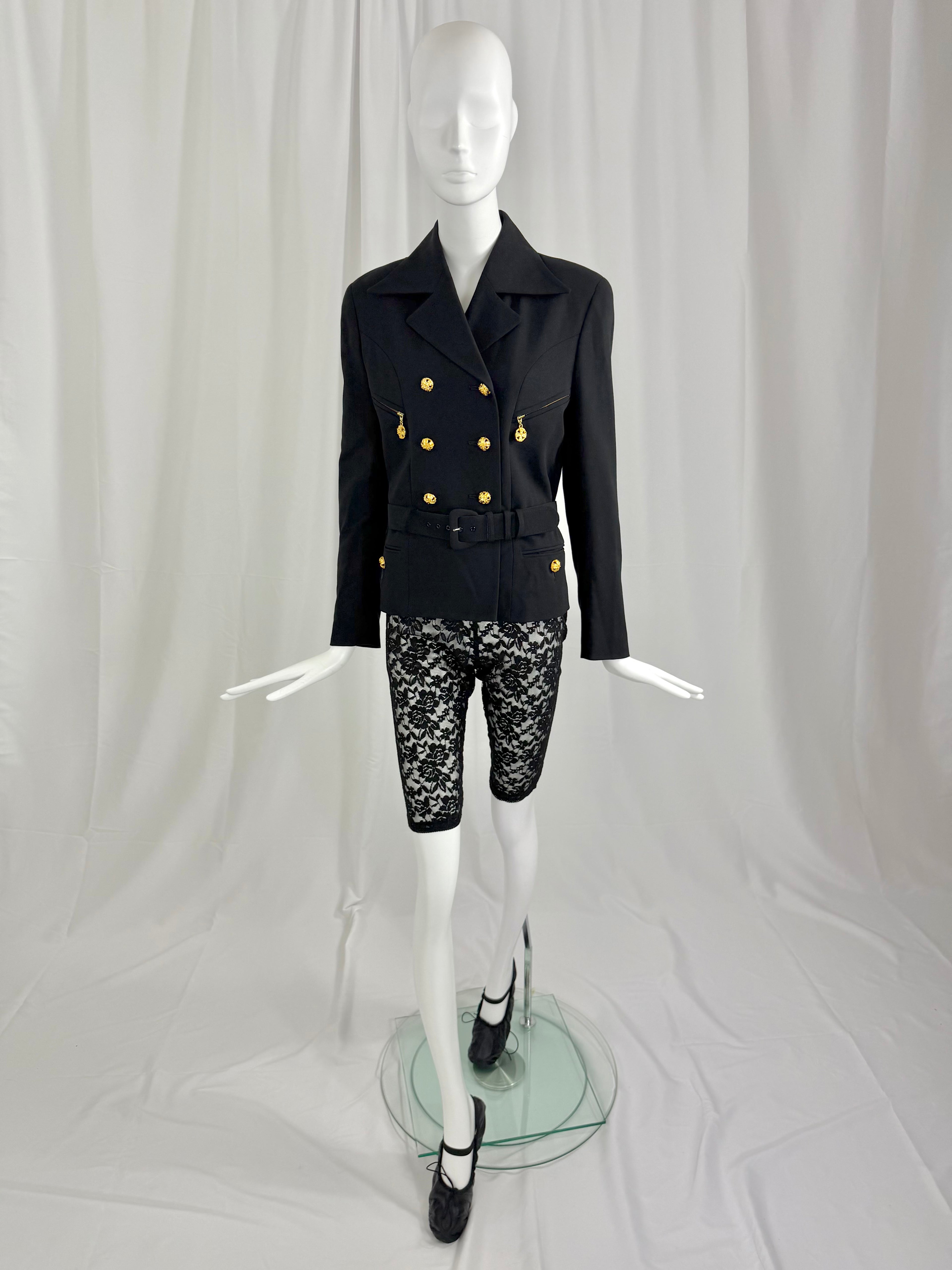 90's Wool Cropped Blazer