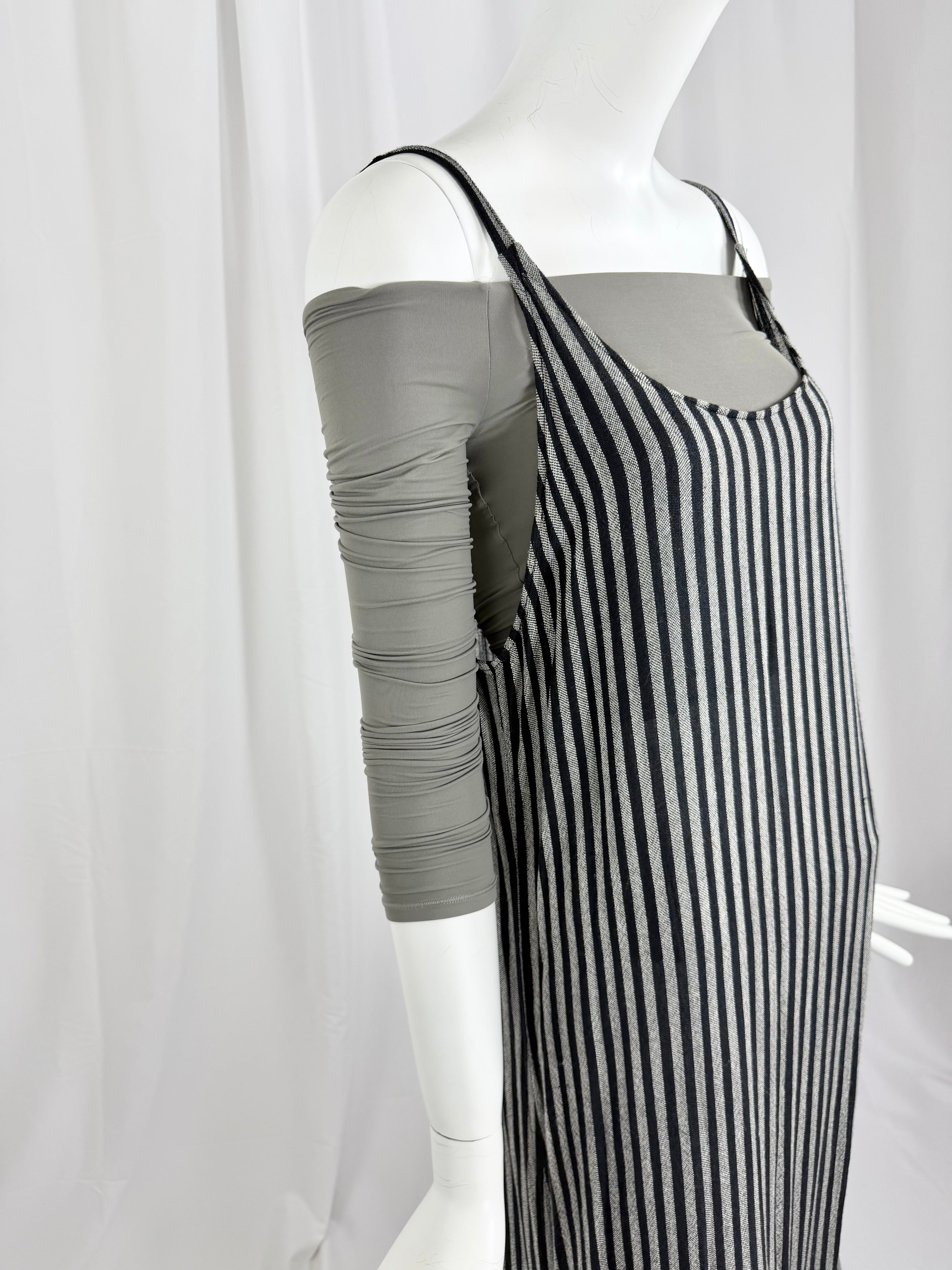 90's Moroccan Striped Slip Dress