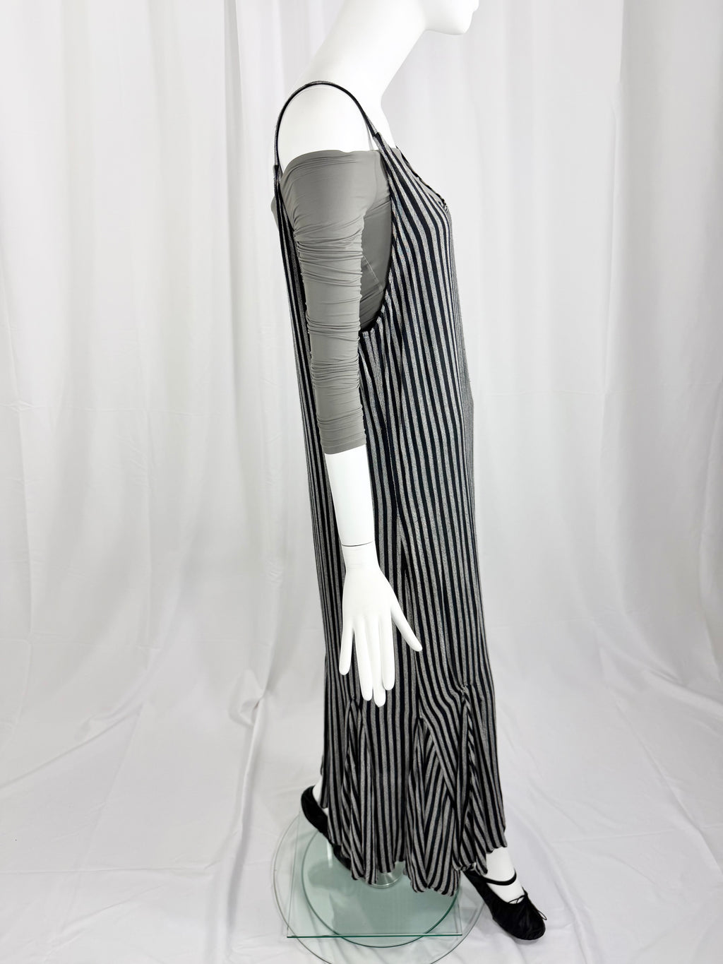 90's Moroccan Striped Slip Dress