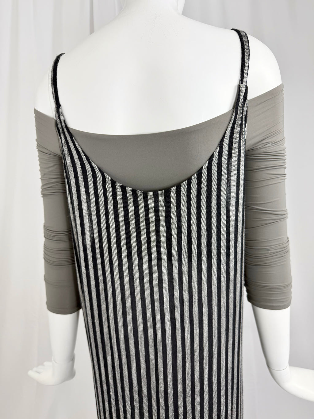 90's Moroccan Striped Slip Dress