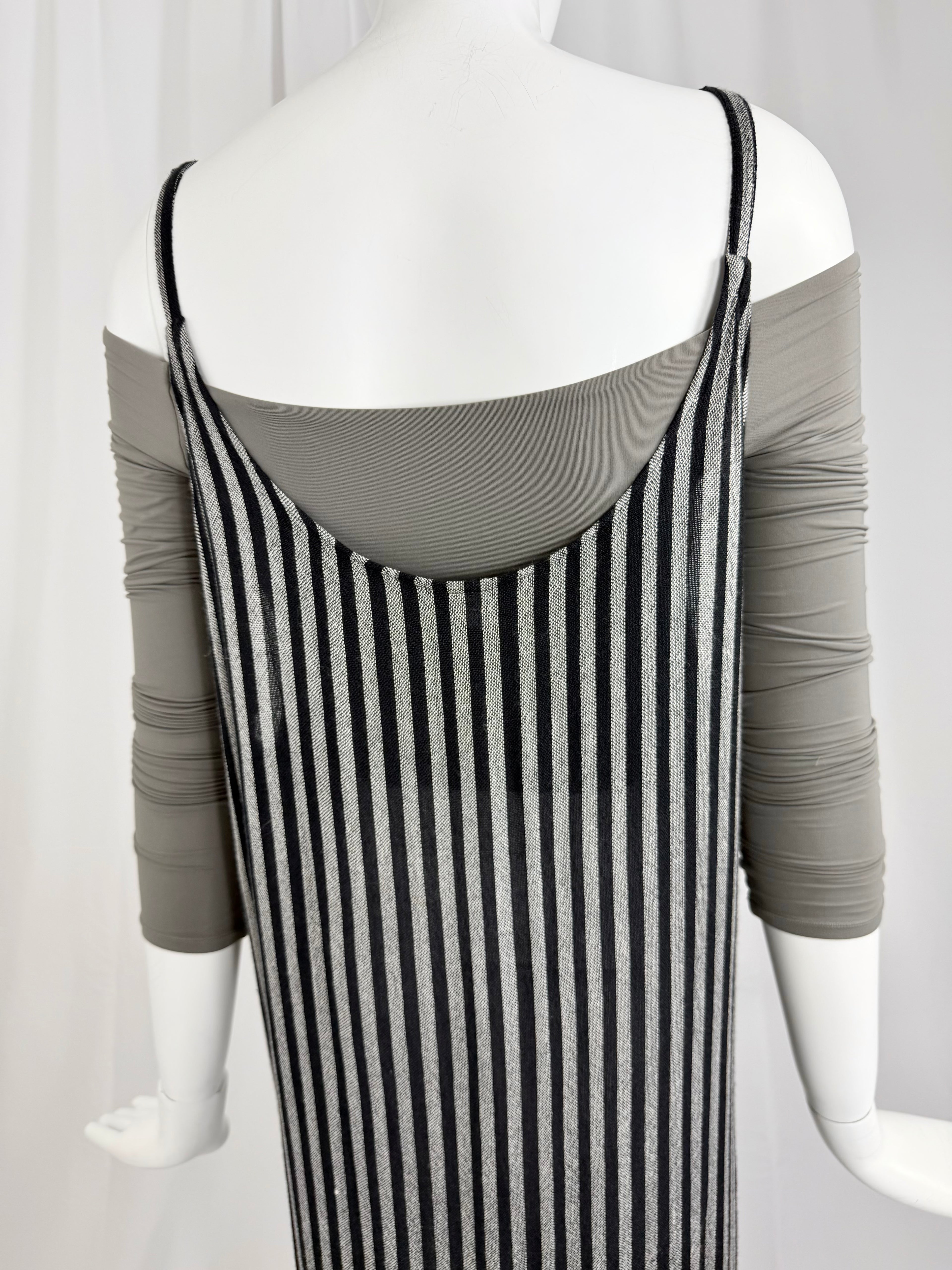 90's Moroccan Striped Slip Dress