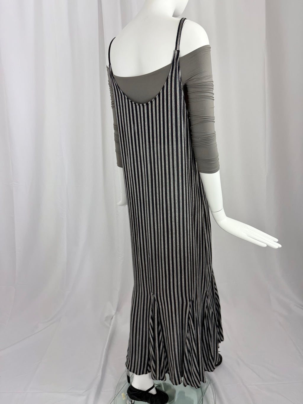 90's Moroccan Striped Slip Dress