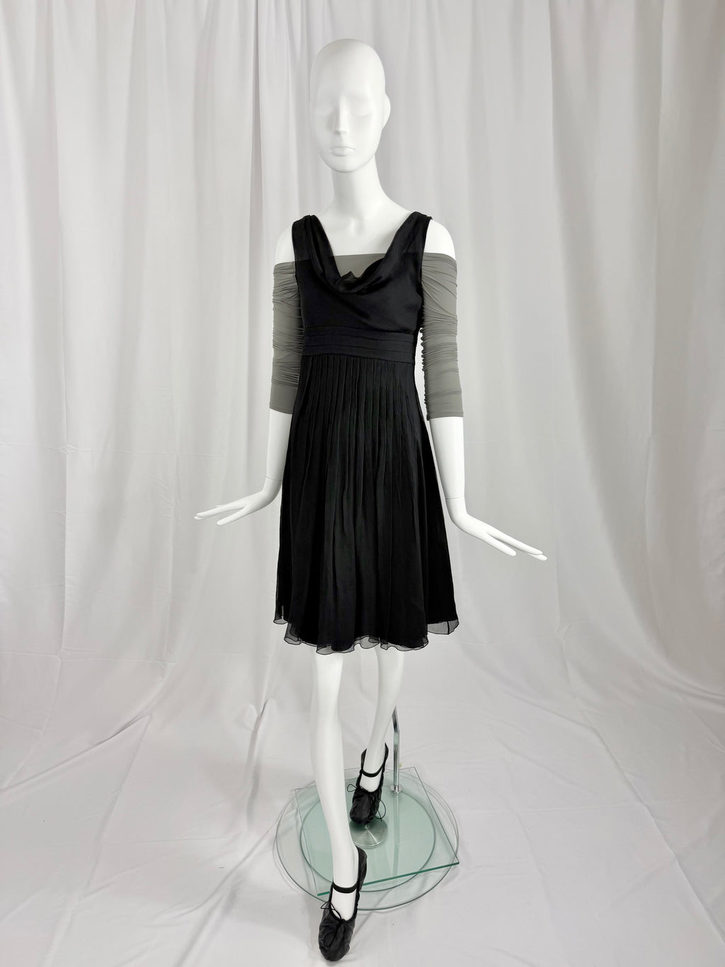 MOSCHINO Black Silk Dress