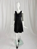 MOSCHINO Black Silk Dress