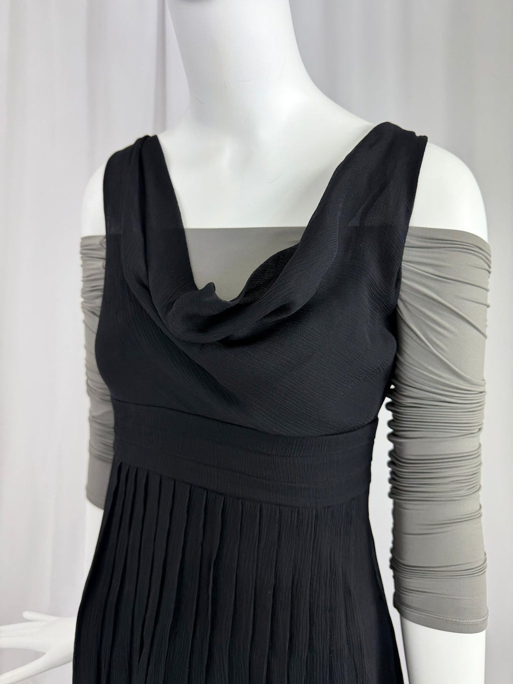 MOSCHINO Black Silk Dress