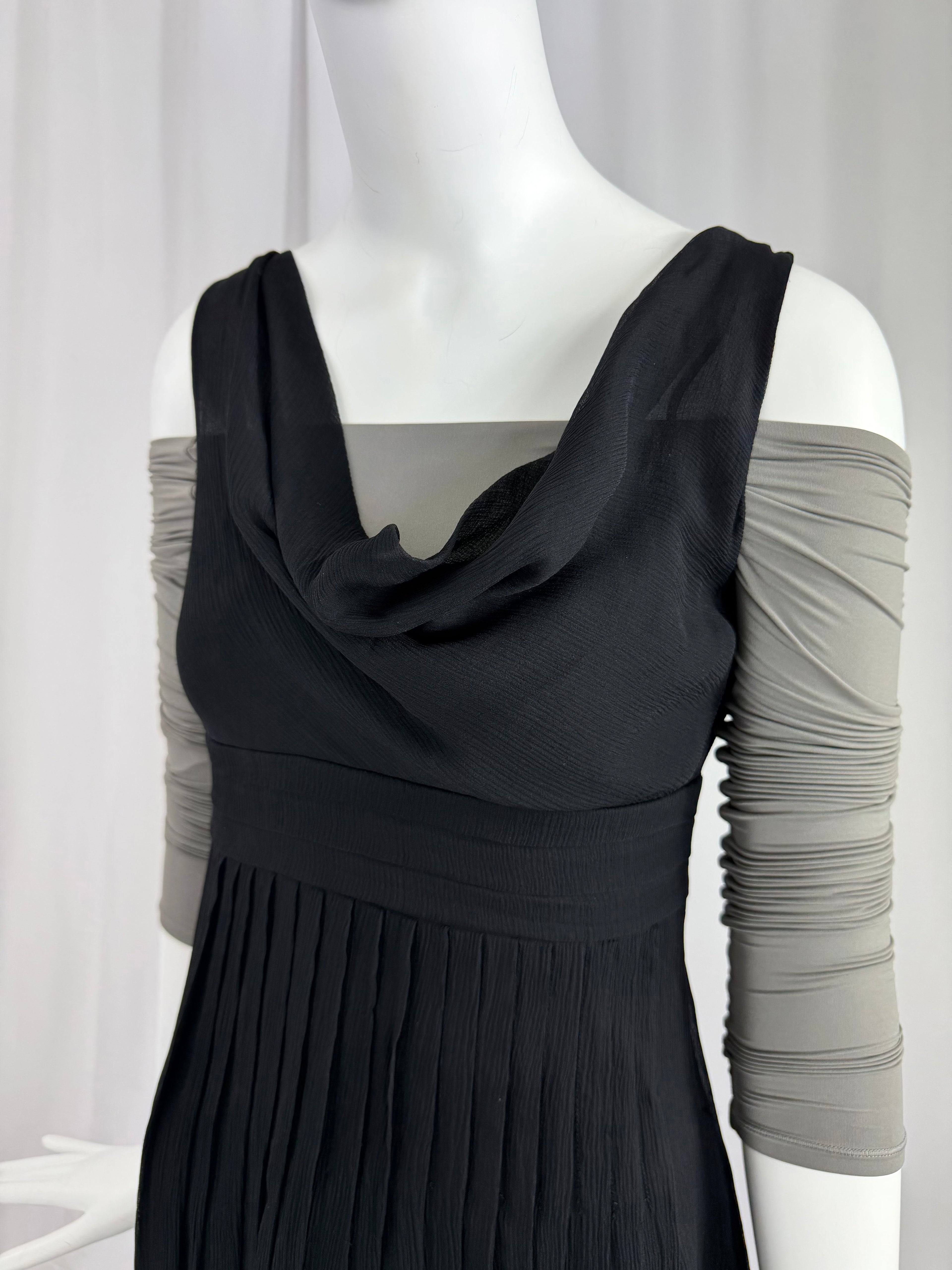 MOSCHINO Black Silk Dress