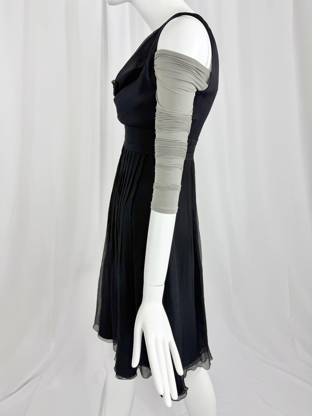 MOSCHINO Black Silk Dress