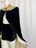 1930's Silk Velvet Cape