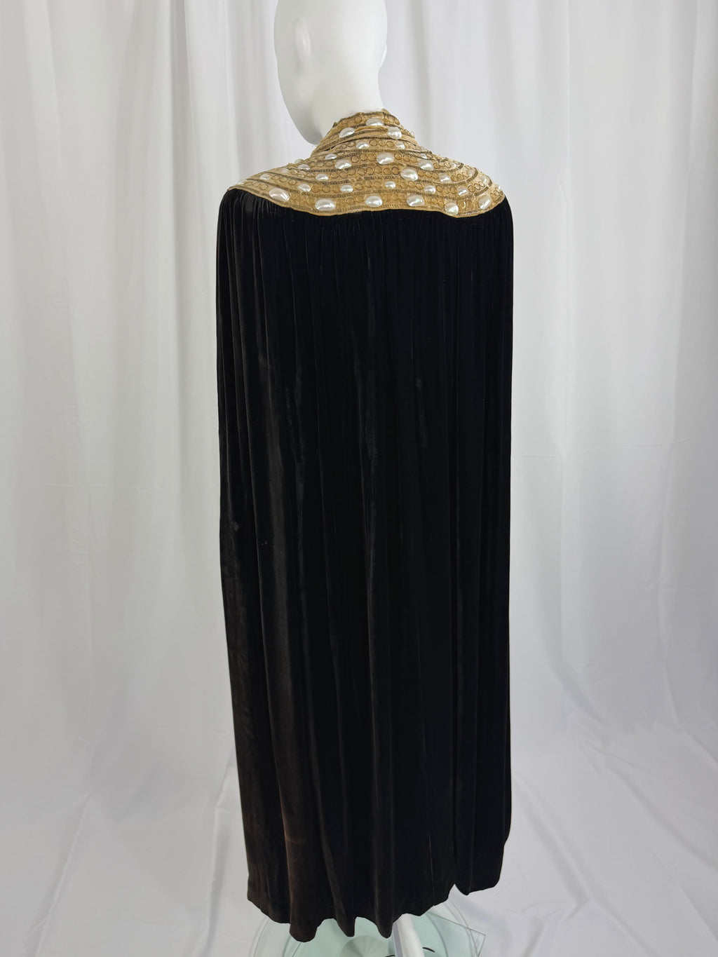 1930's Silk Velvet Cape