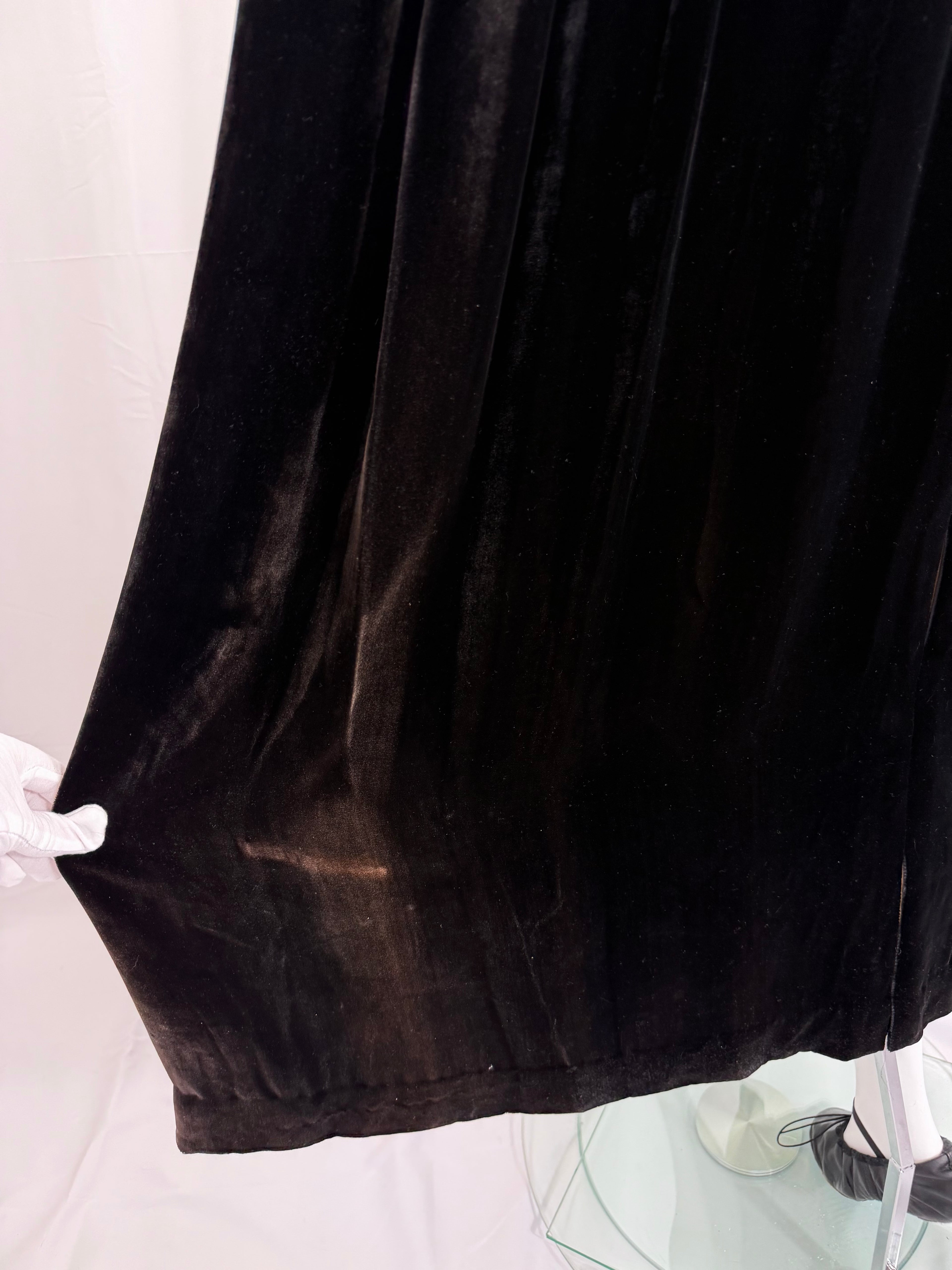 1930's Silk Velvet Cape