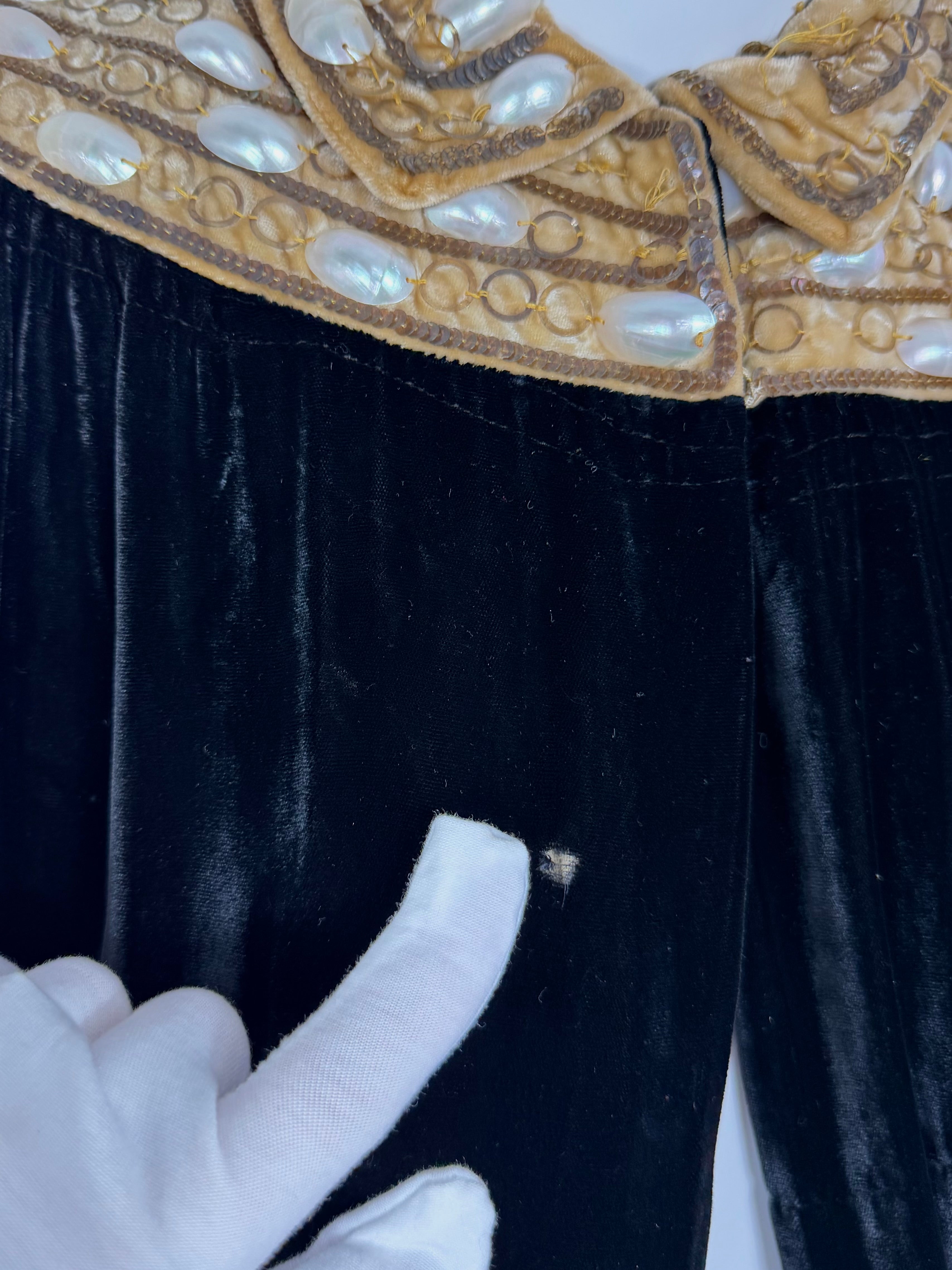 1930's Silk Velvet Cape