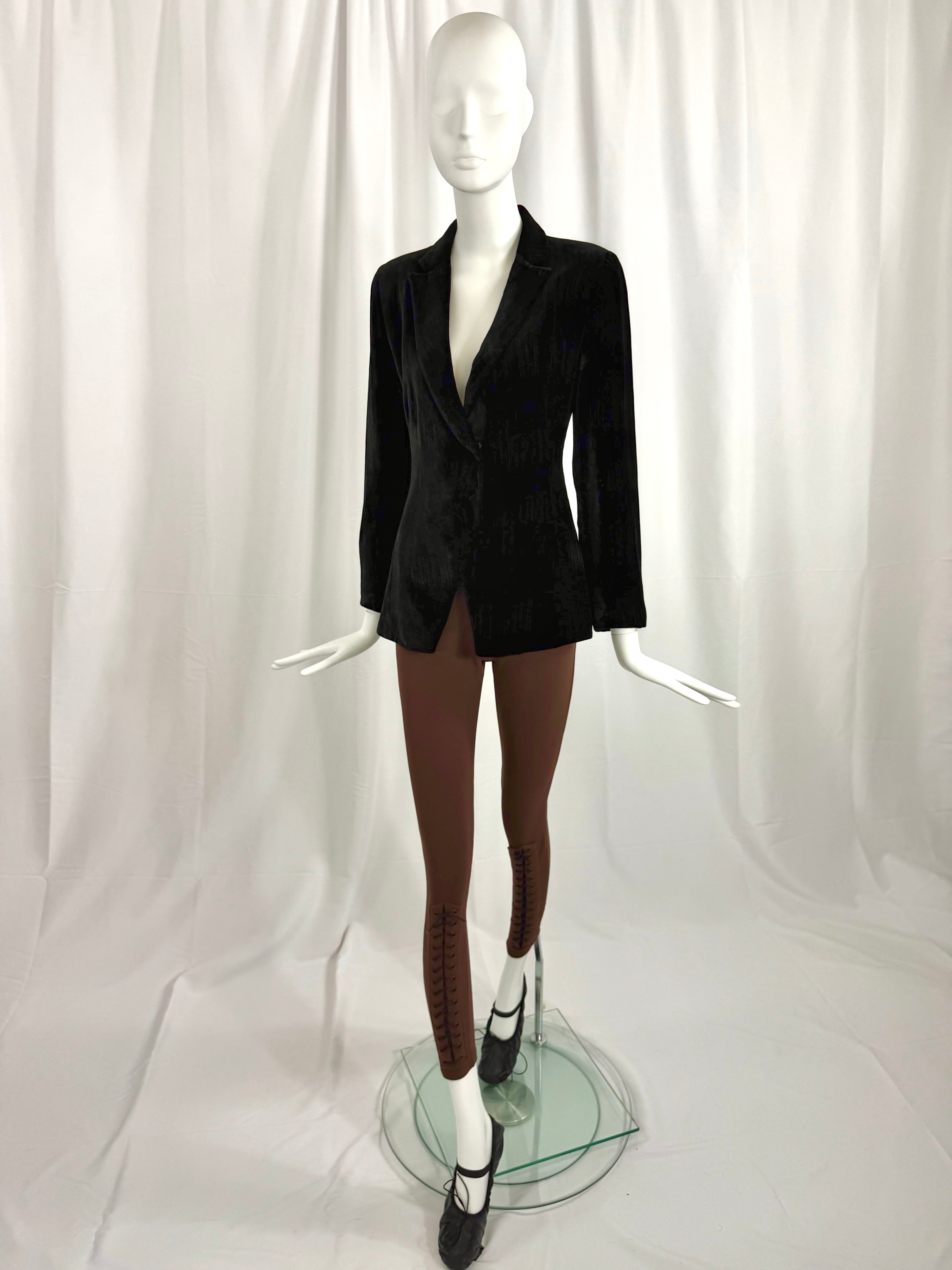 Late 90's GIORGIO ARMANI Brushed Velvet Blazer
