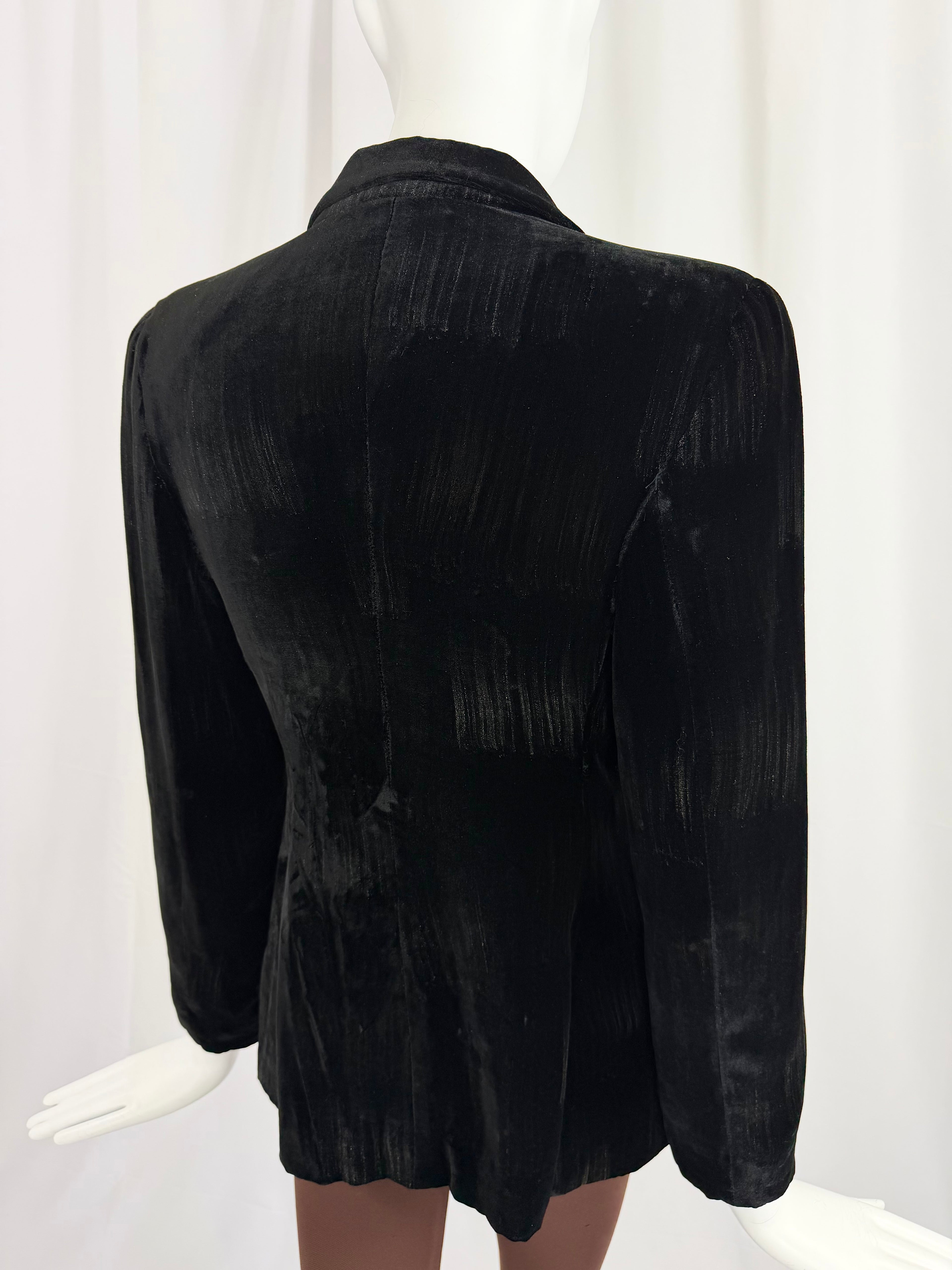 Late 90's GIORGIO ARMANI Brushed Velvet Blazer