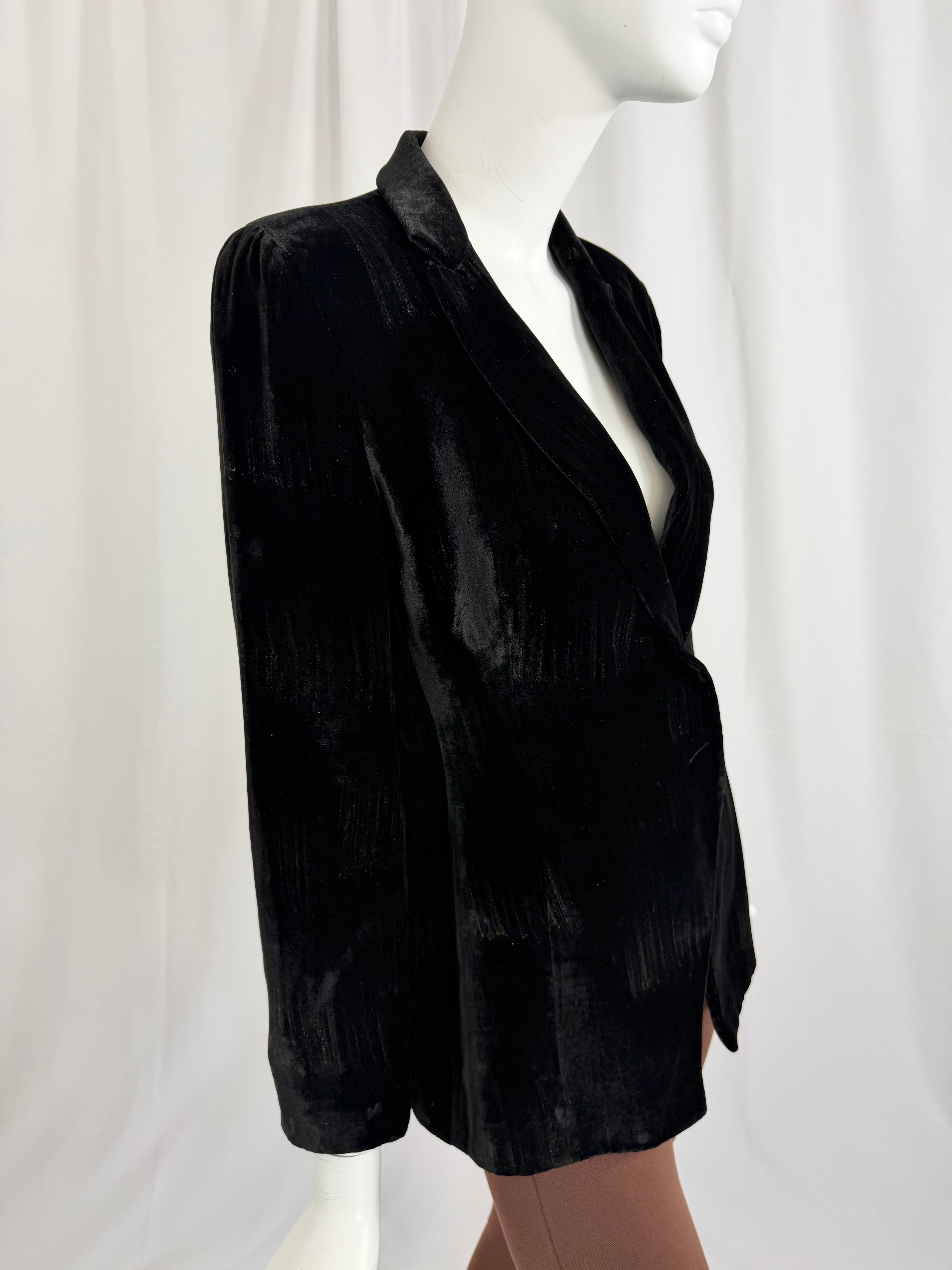 Late 90's GIORGIO ARMANI Brushed Velvet Blazer