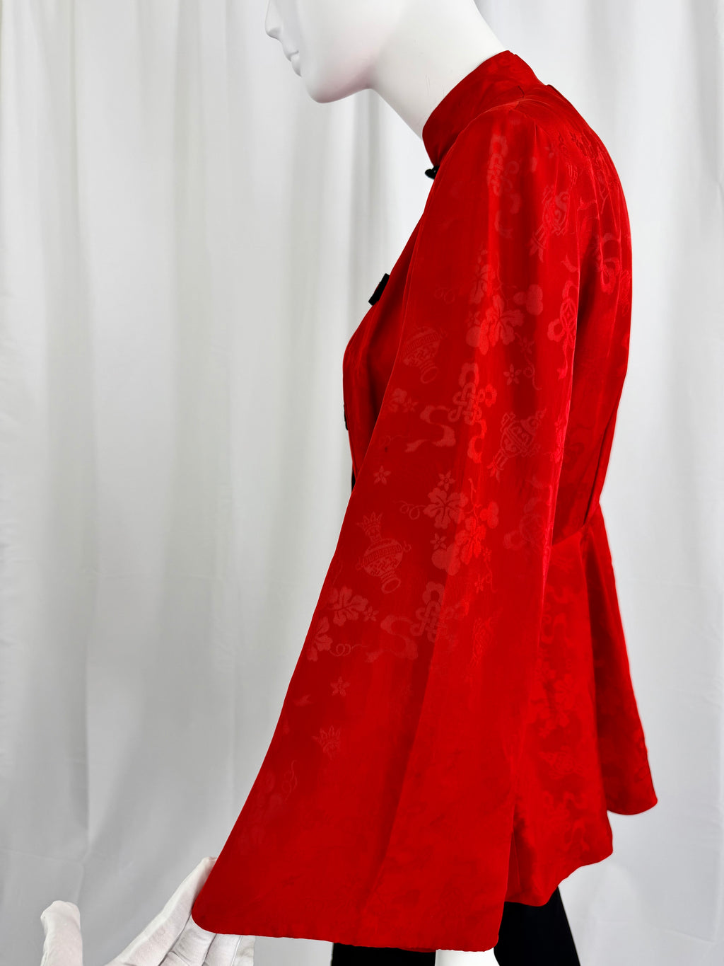 40's Silk Brocade Top