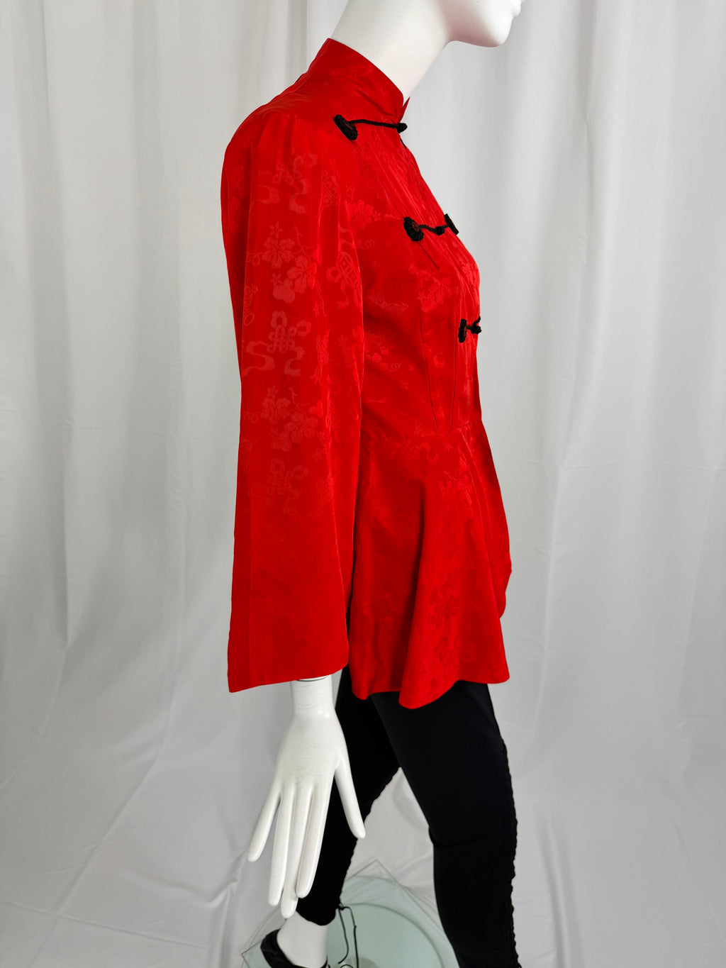 40's Silk Brocade Top