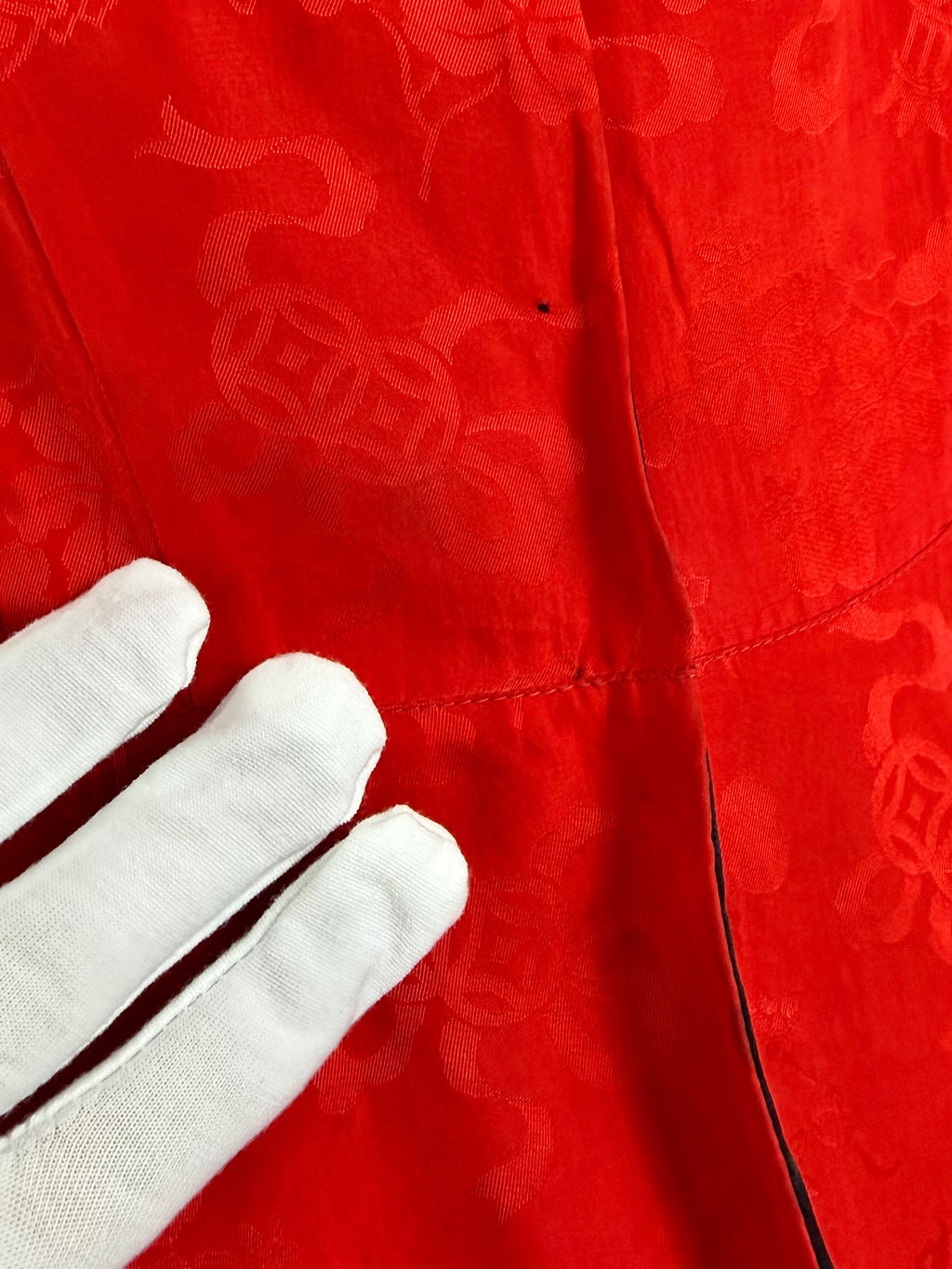40's Silk Brocade Top