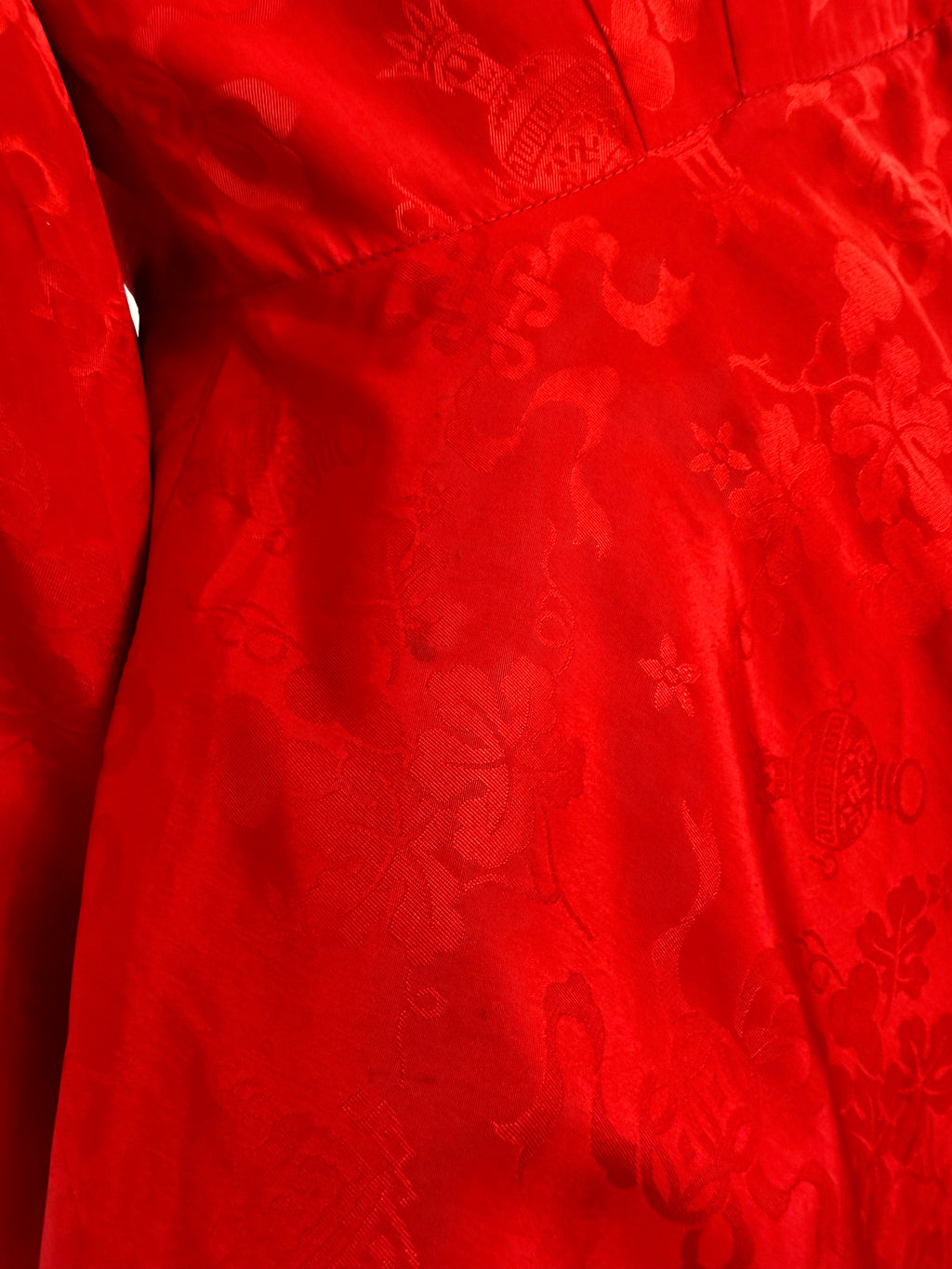 40's Silk Brocade Top