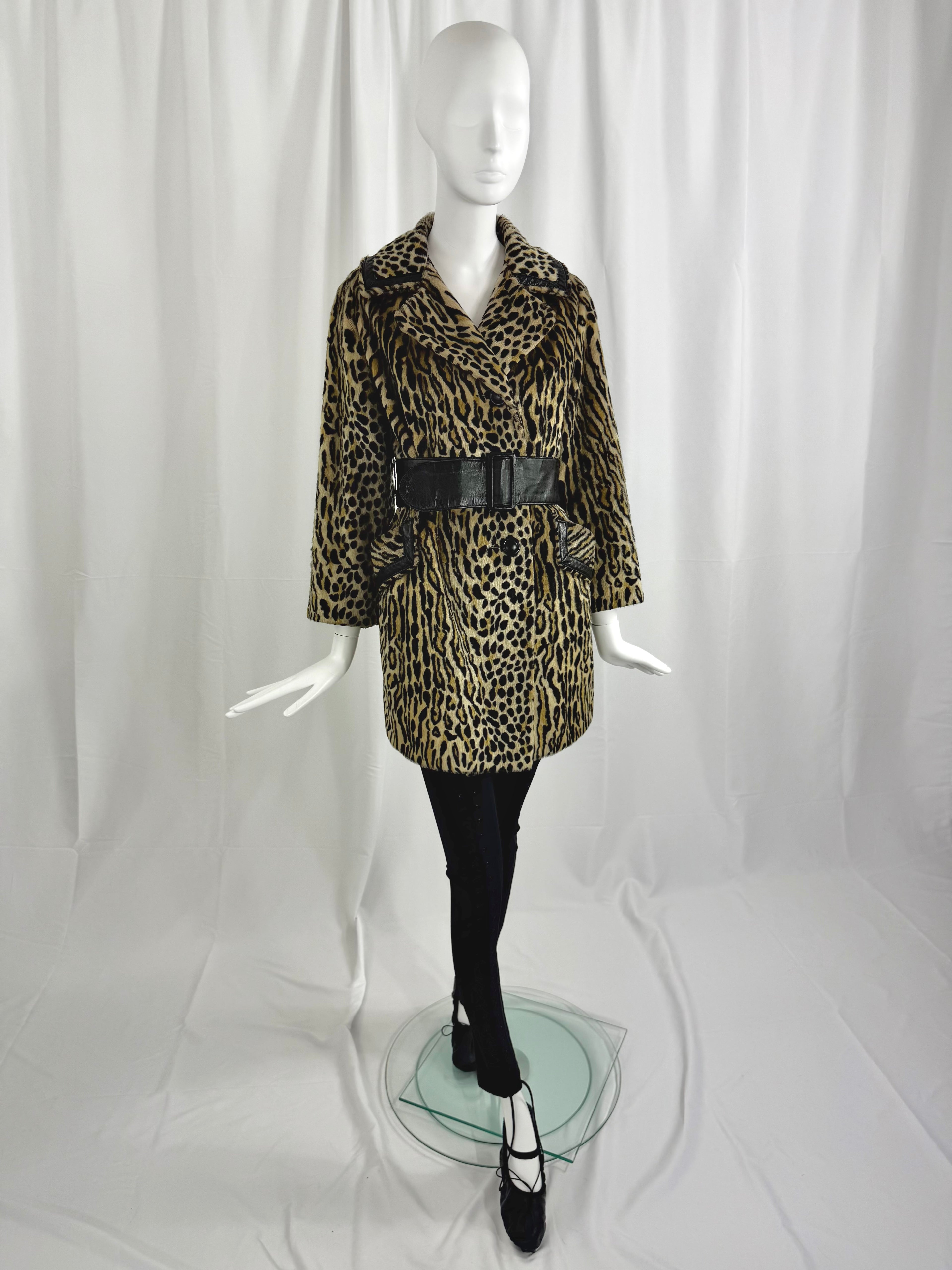 60's Leopard Print Coat