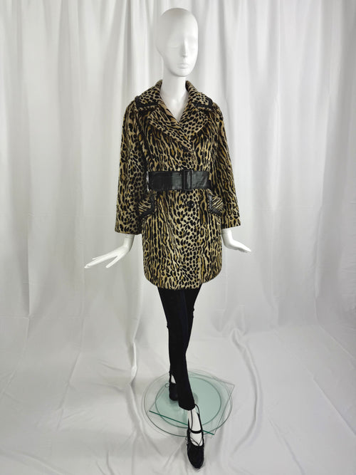 60's Leopard Print Coat