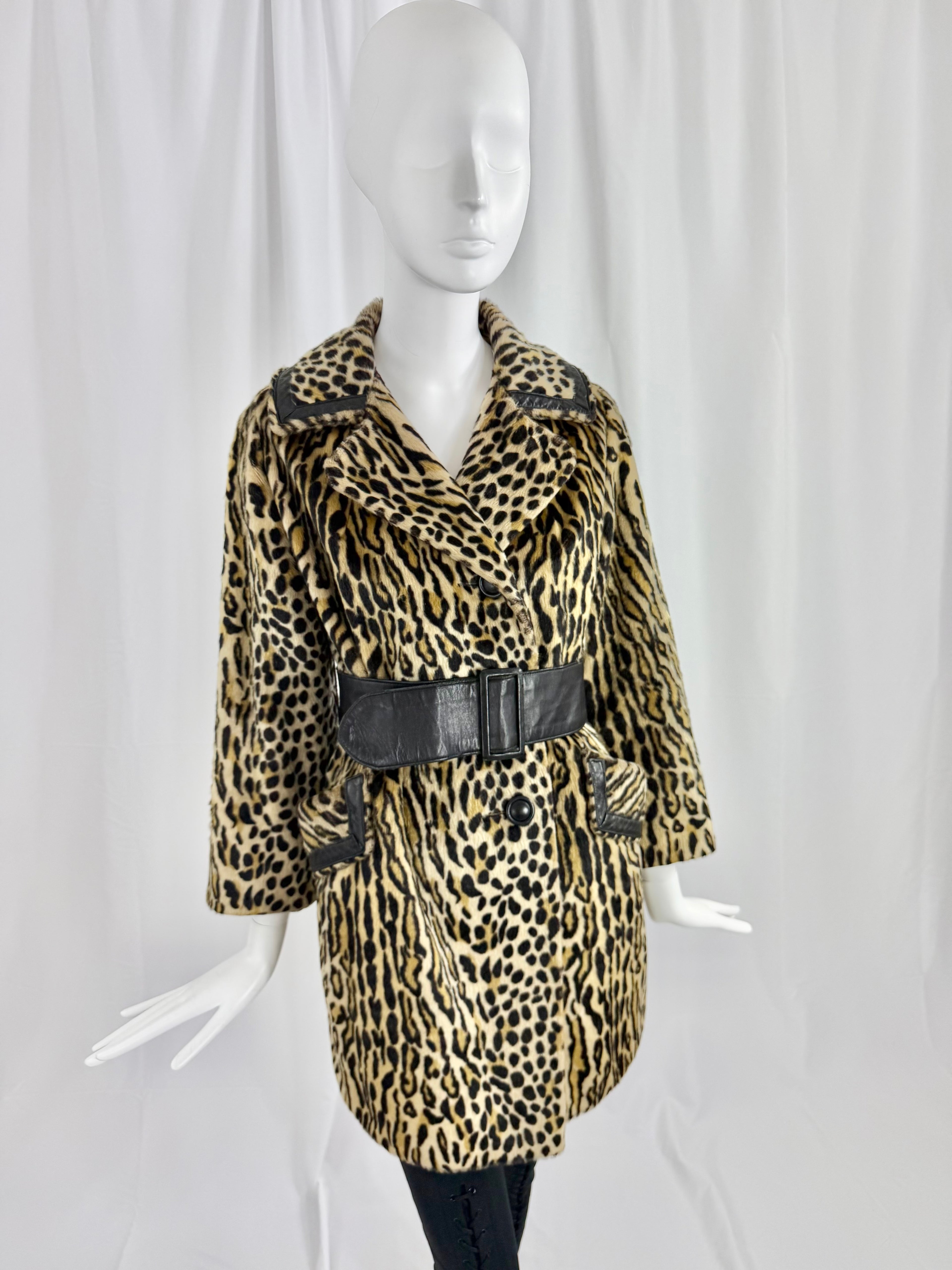 60's Leopard Print Coat