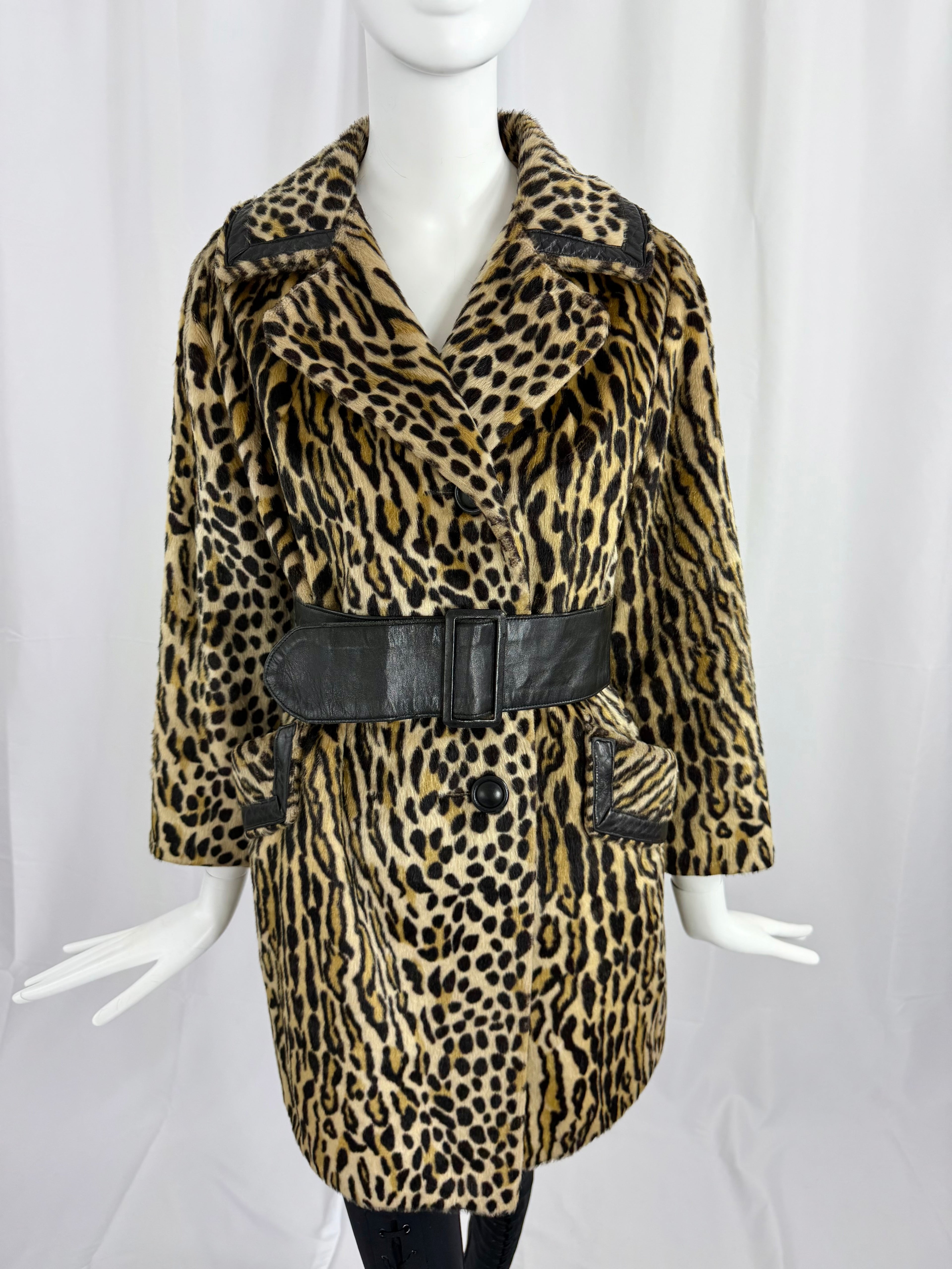 60's Leopard Print Coat