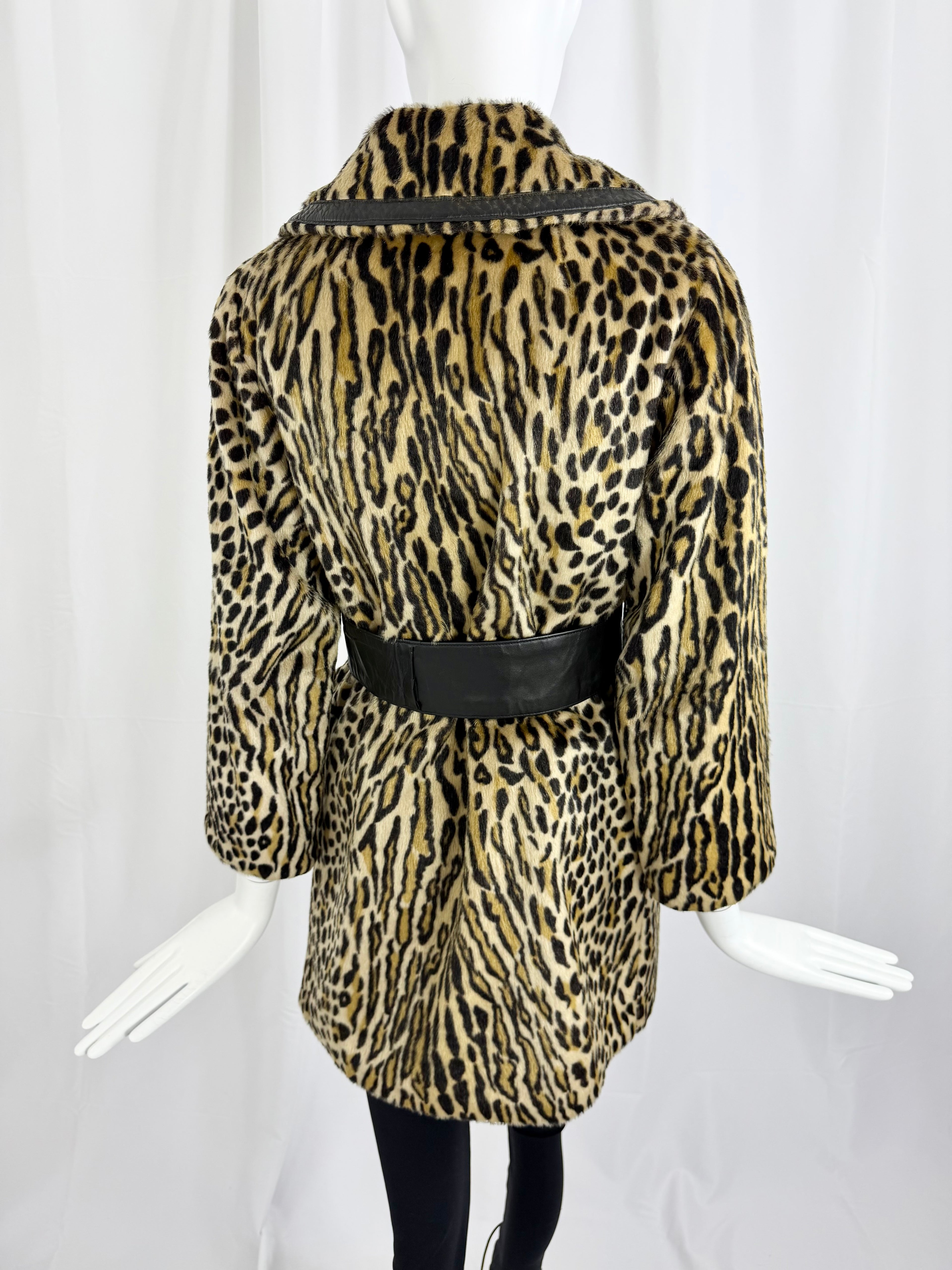 60's Leopard Print Coat