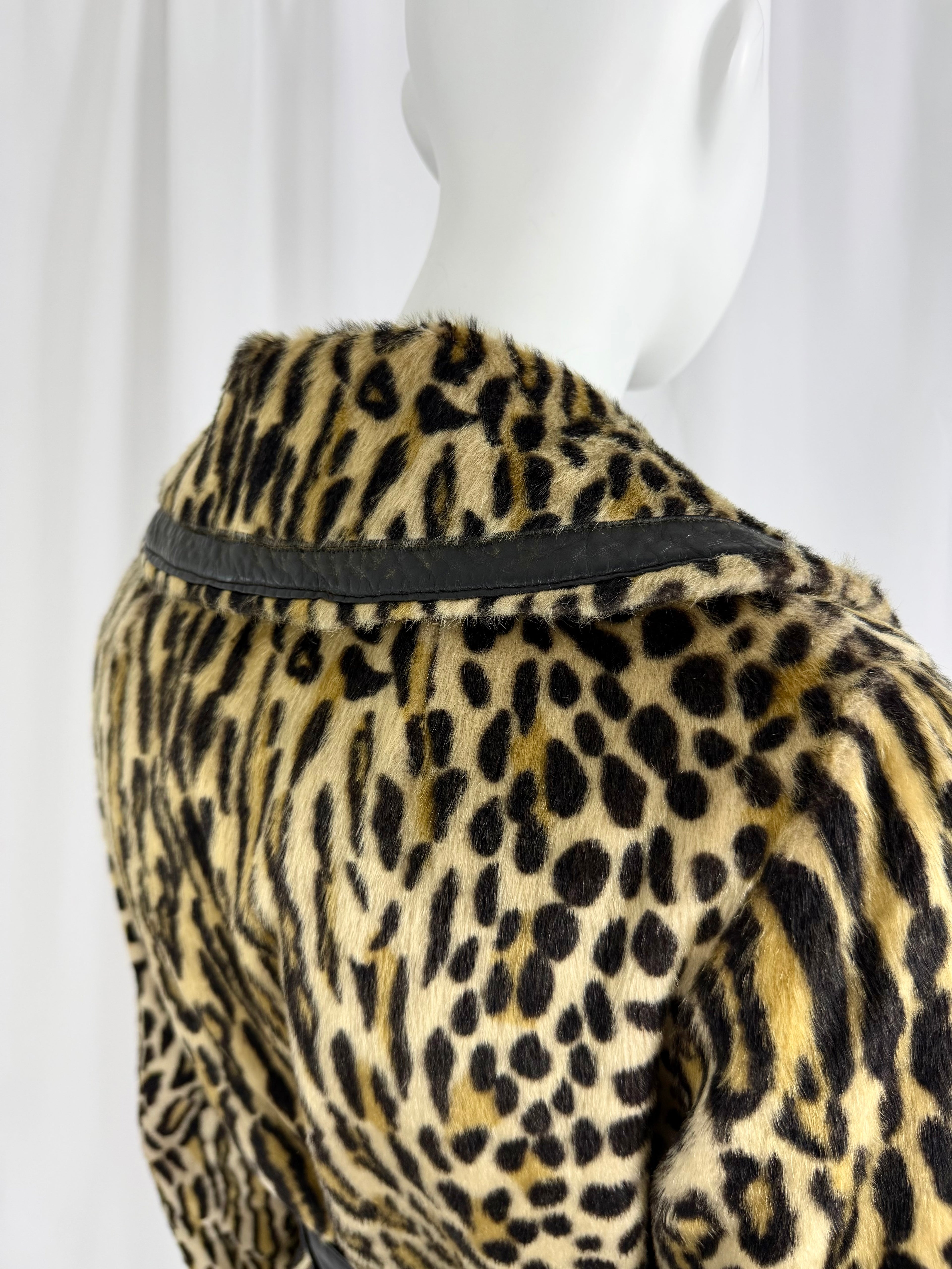 60's Leopard Print Coat