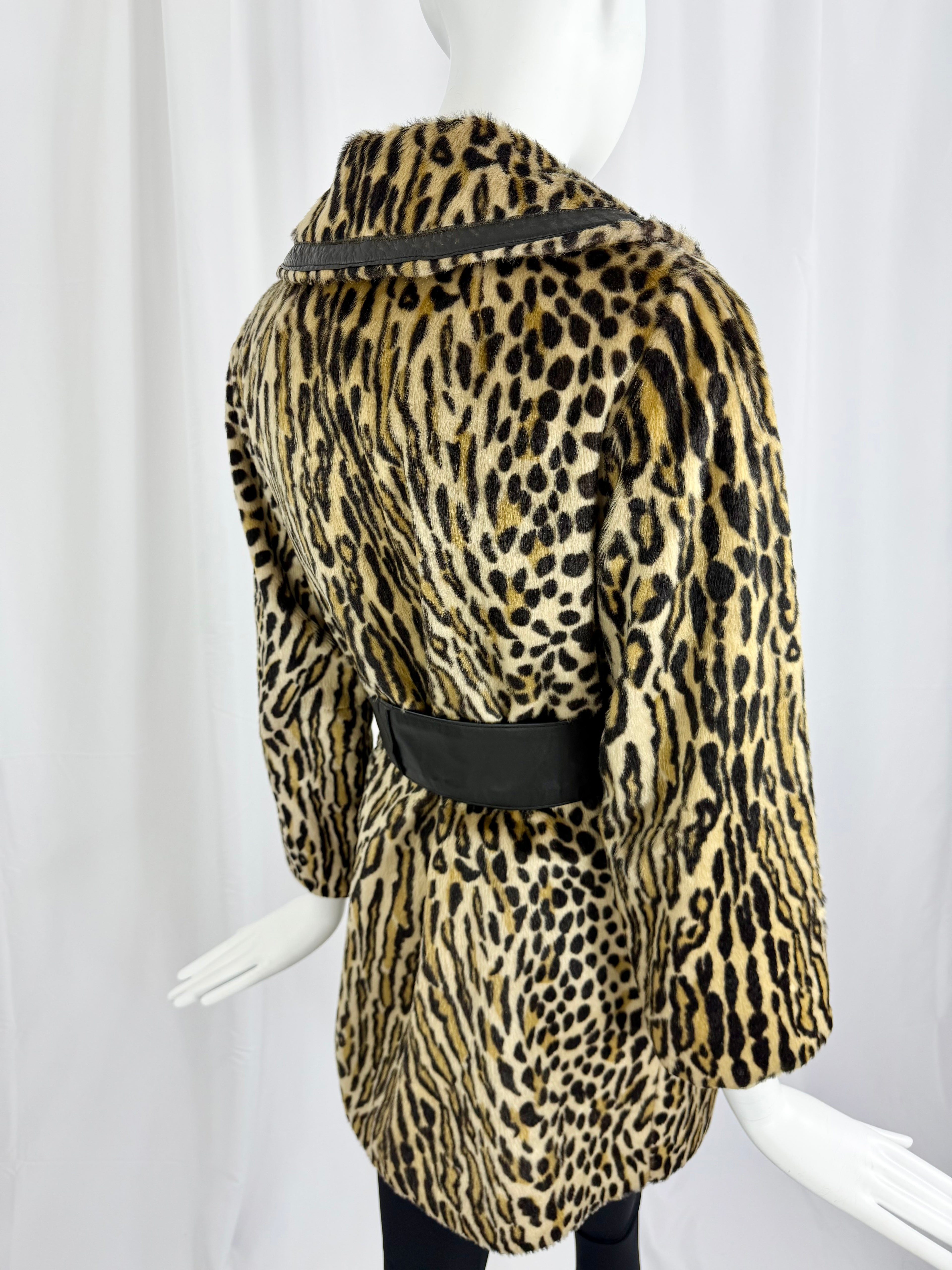 60's Leopard Print Coat