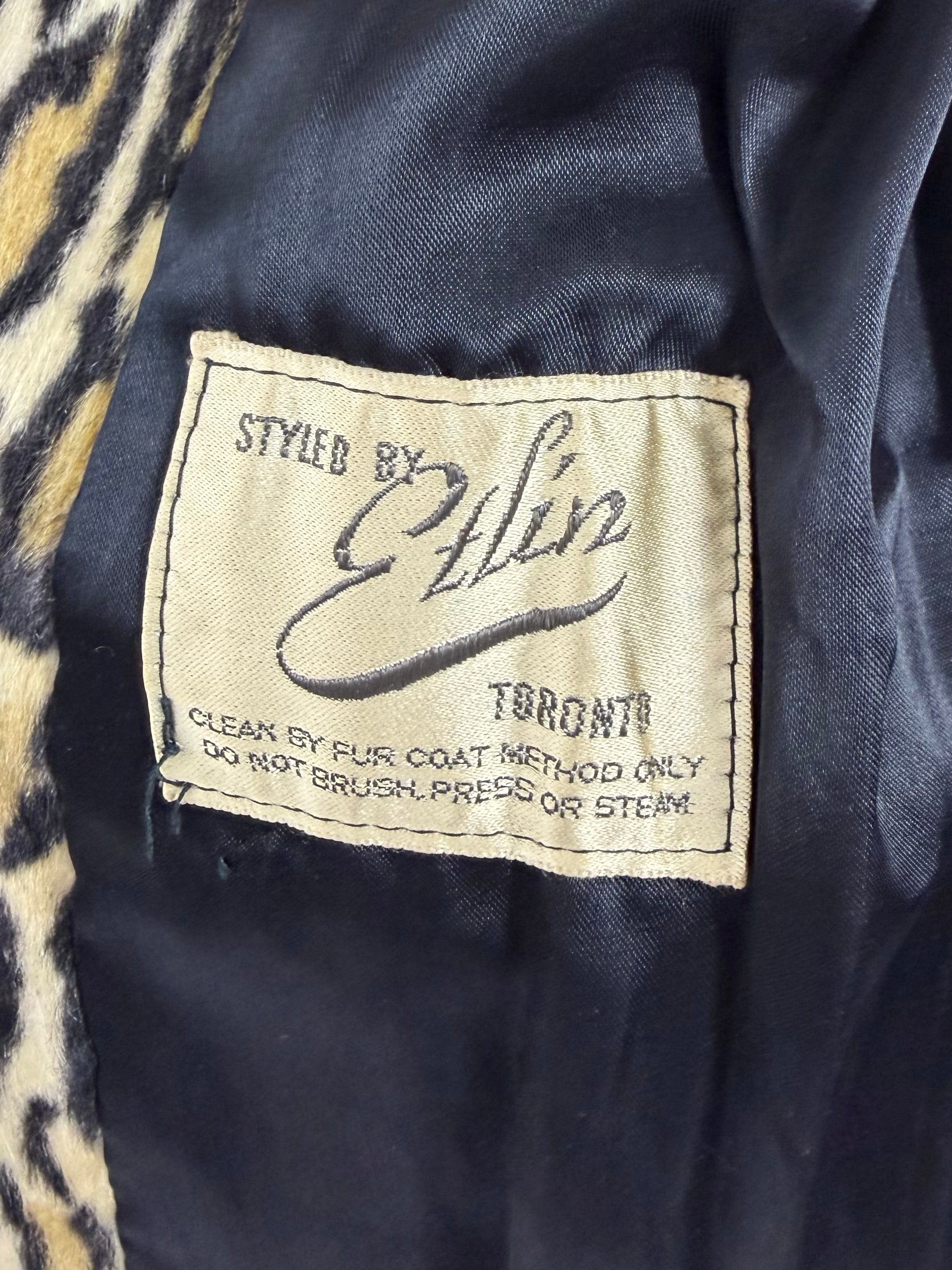60's Leopard Print Coat