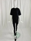 HELMUT LANG Lace Up French Terry Top