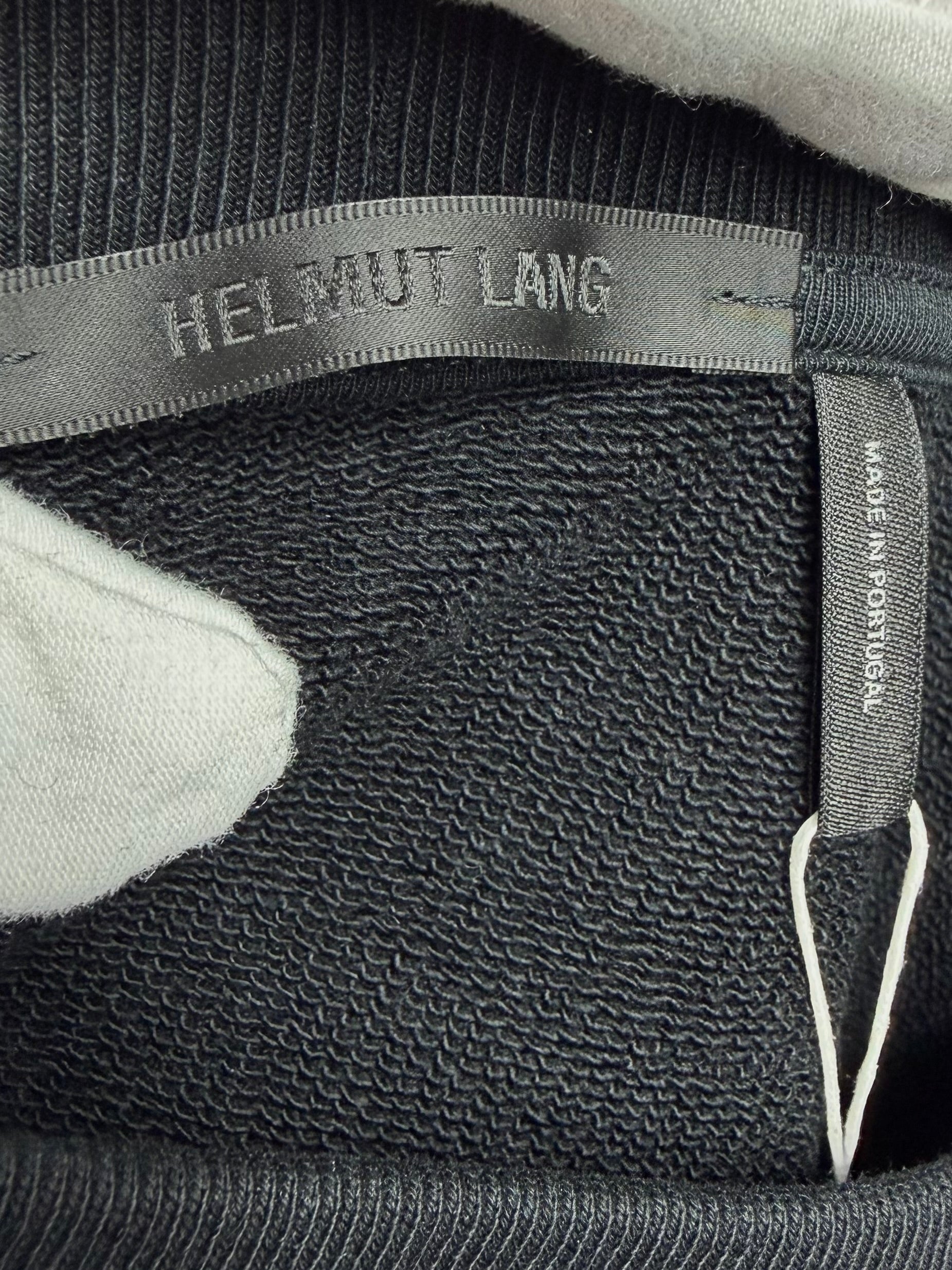 HELMUT LANG Lace Up French Terry Top