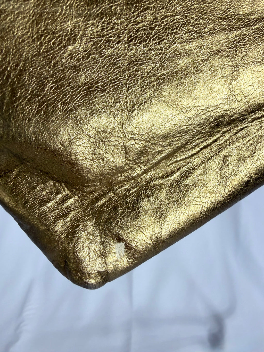 I. MAGNIN Metallic Leather Purse