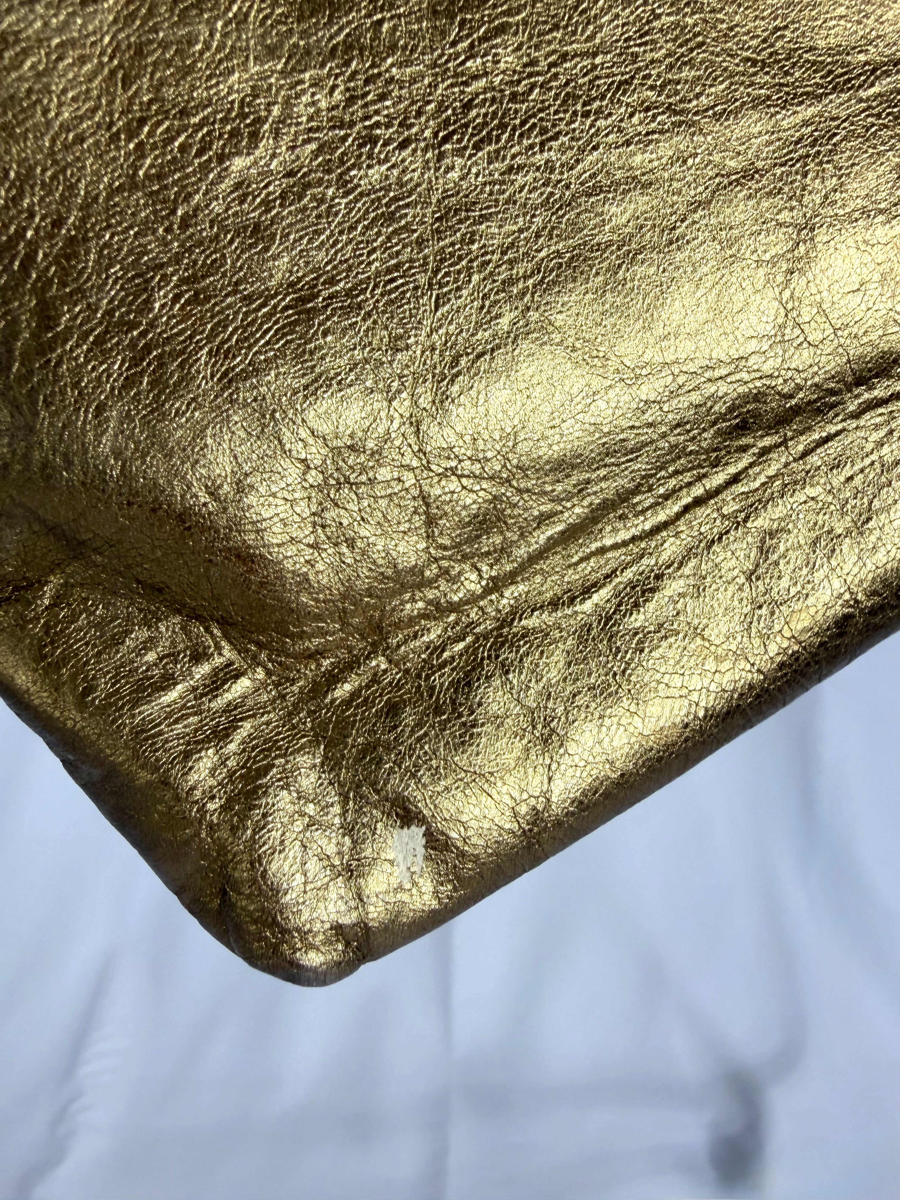 I. MAGNIN Metallic Leather Purse